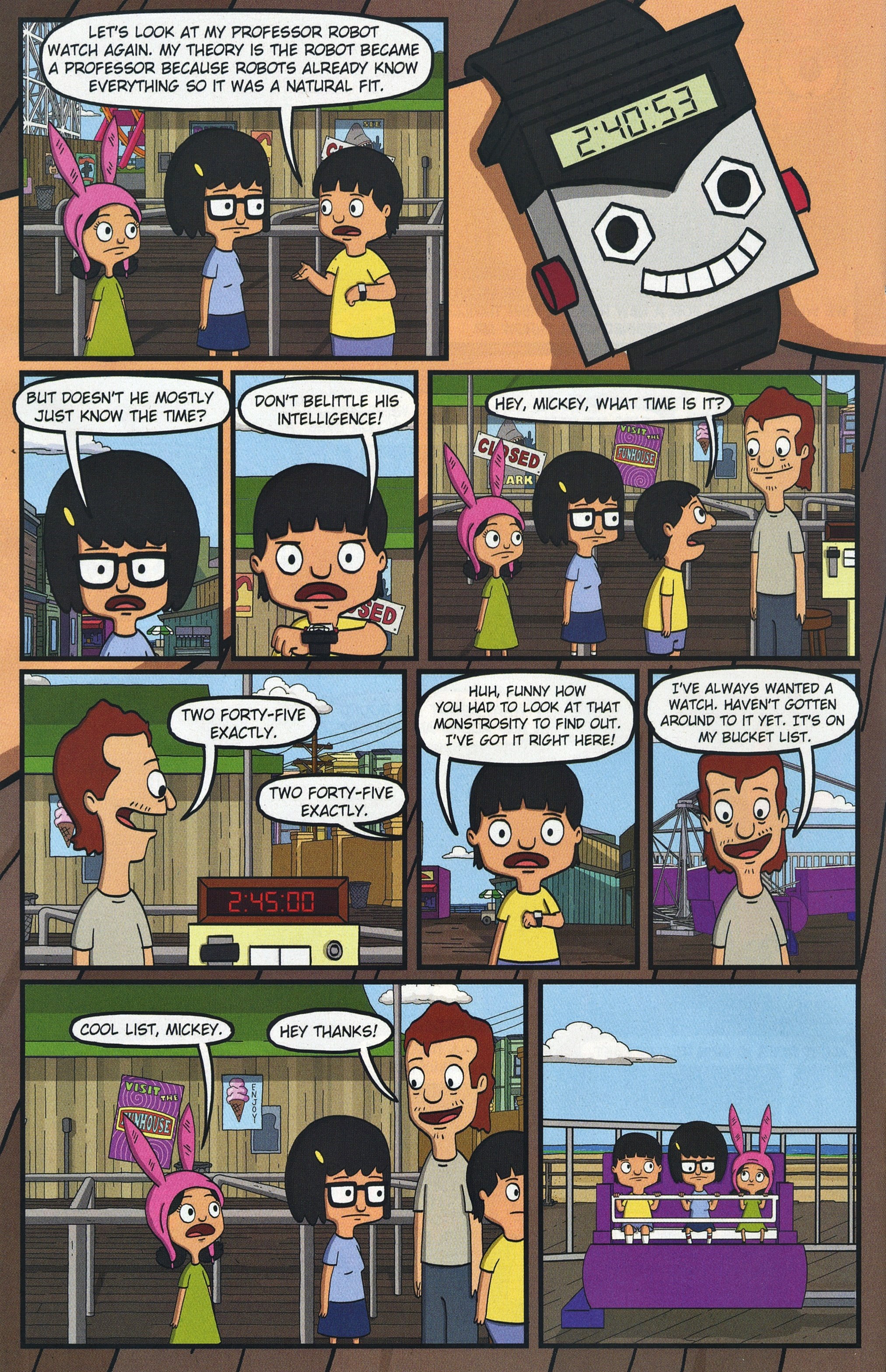 Read online Free Comic Book Day 2019 comic -  Issue # Bob's Burgers - 4