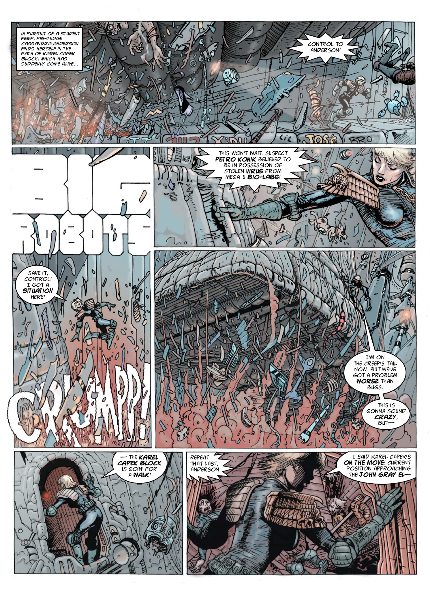 Read online Judge Anderson: The Psi Files comic -  Issue # TPB 5 - 46