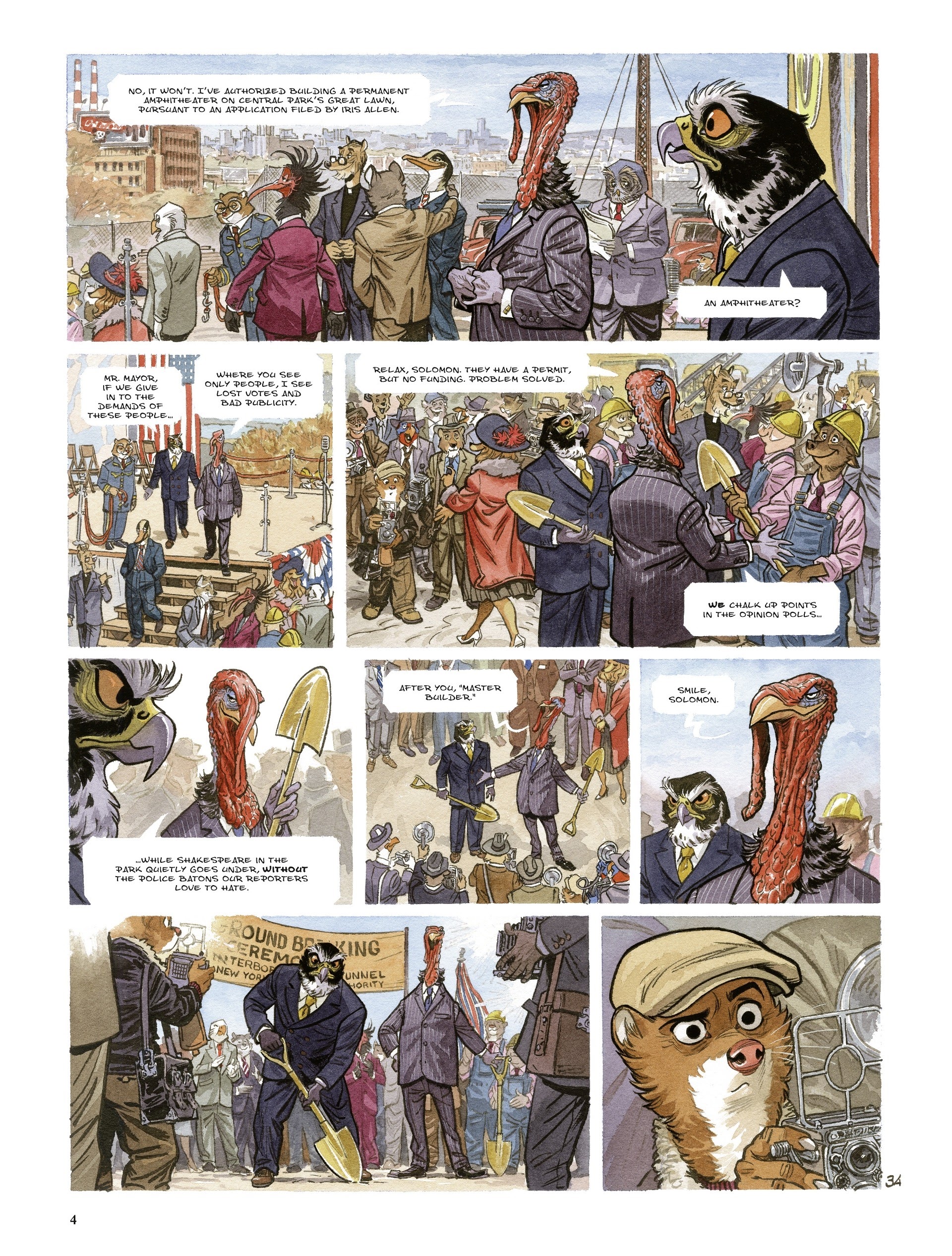 Read online Blacksad: They All Fall Down comic -  Issue #2 - 4