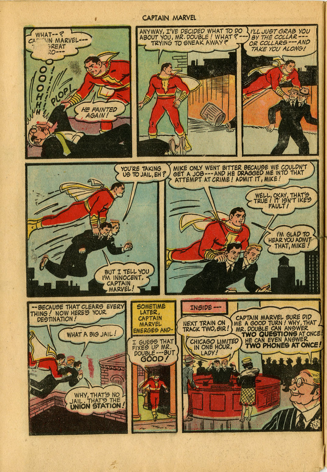 Read online Captain Marvel Adventures comic -  Issue #37 - 38