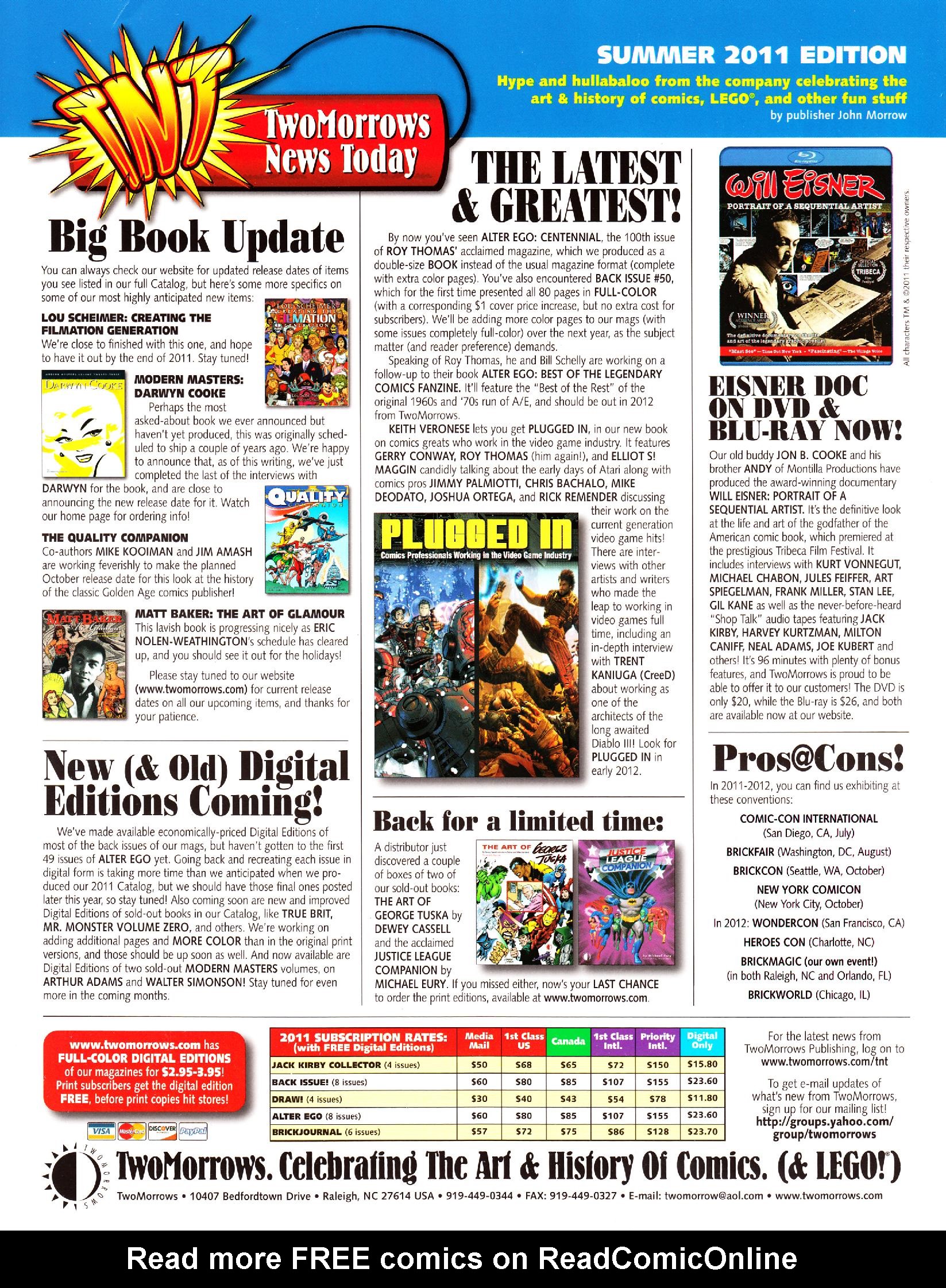 Read online Back Issue comic -  Issue #50 - 81