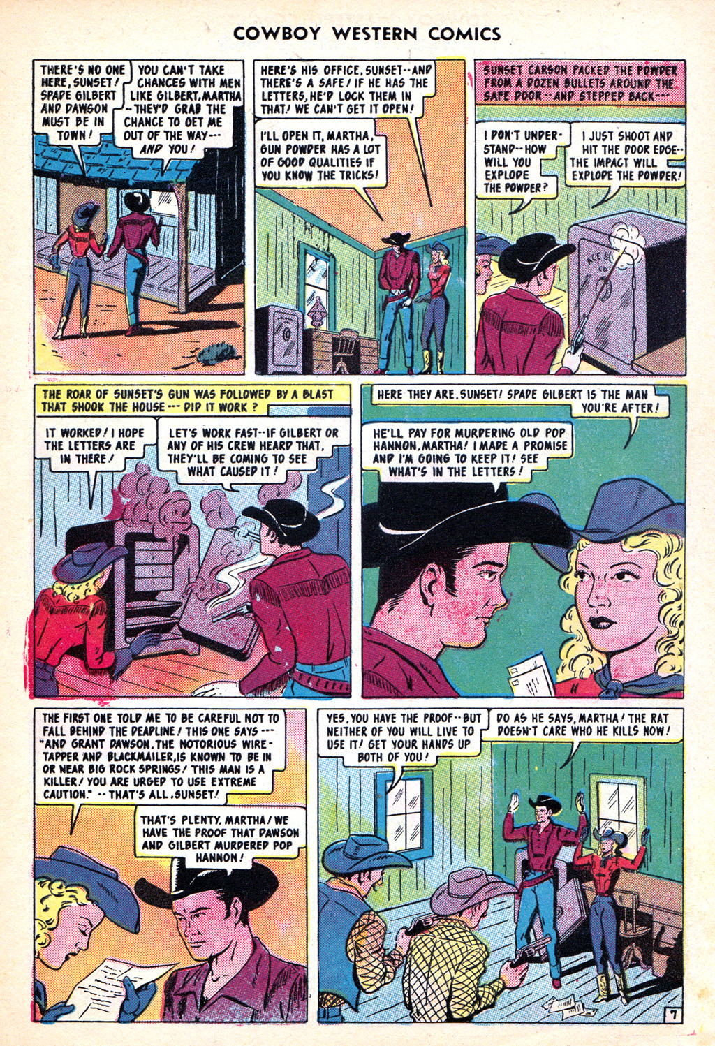 Read online Cowboy Western Comics (1948) comic -  Issue #30 - 9