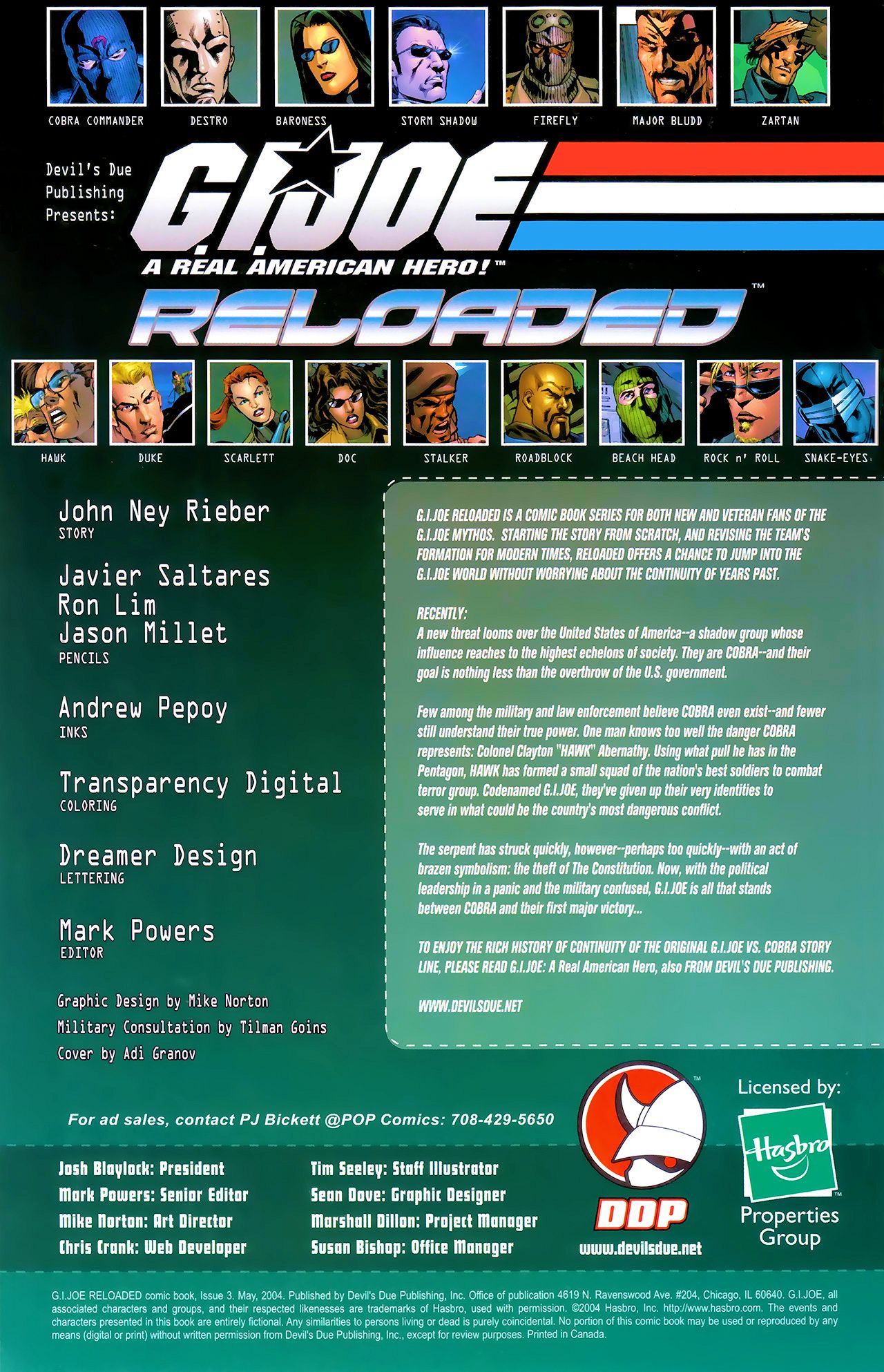 Read online G.I. Joe Reloaded comic -  Issue #3 - 2