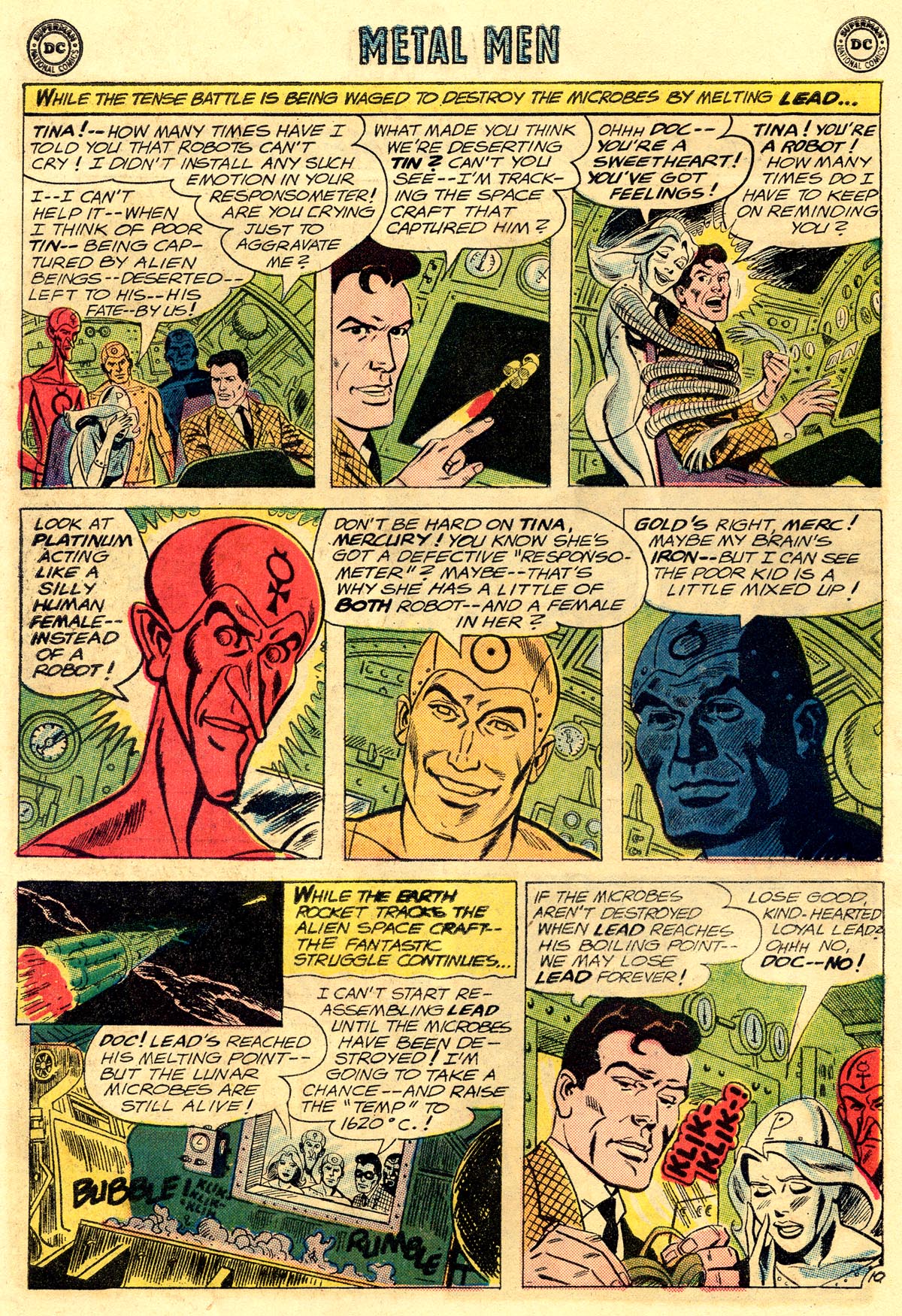 Read online Metal Men (1963) comic -  Issue #4 - 14