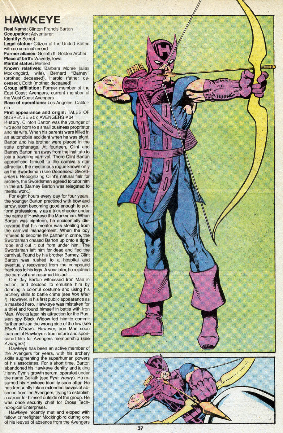 Read online The Official Handbook of the Marvel Universe Deluxe Edition comic -  Issue #5 - 39