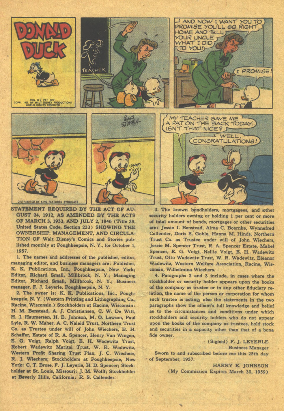 Read online Walt Disney's Comics and Stories comic -  Issue #207 - 33