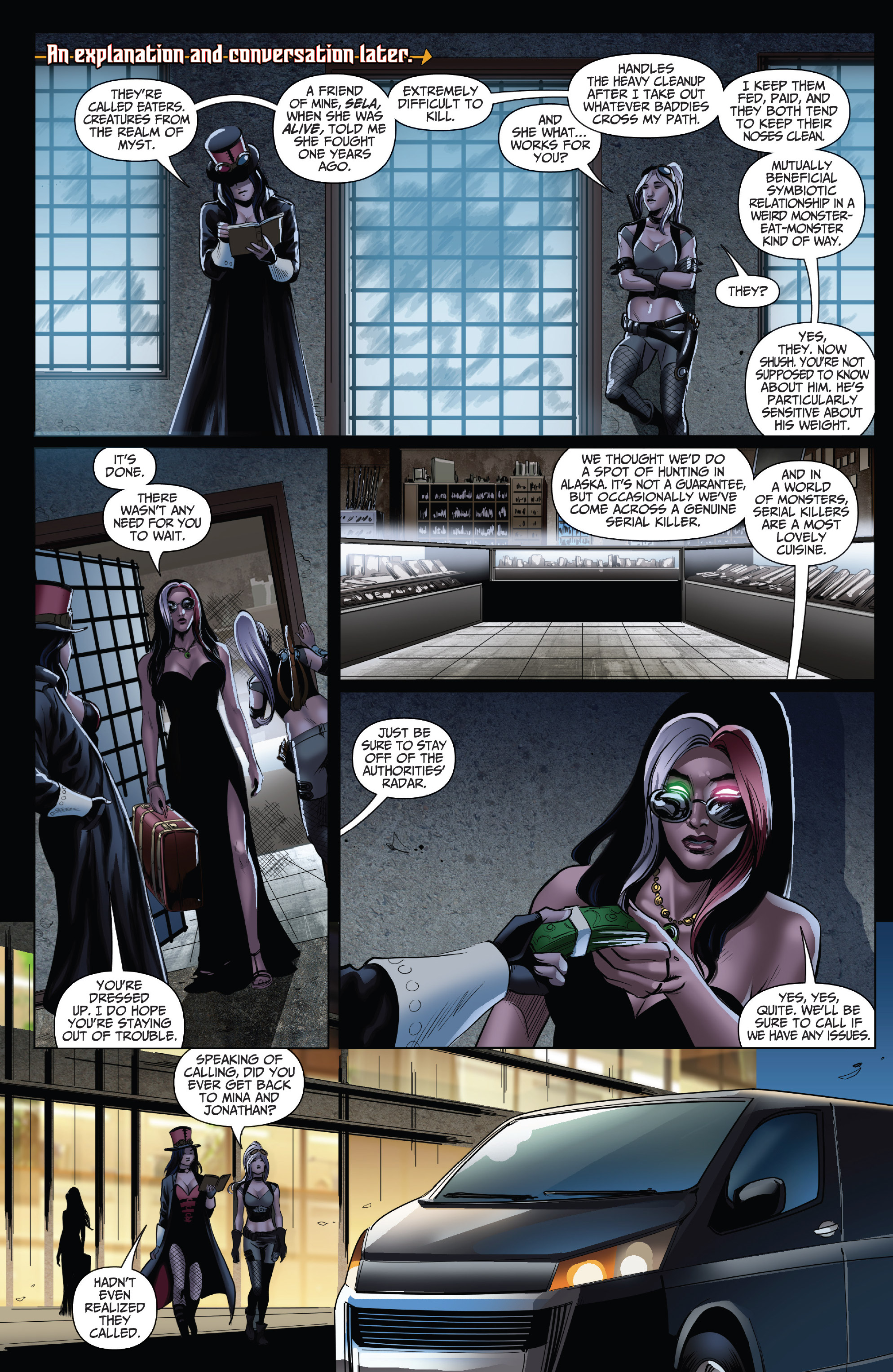 Read online Van Helsing vs. Dracula's Daughter comic -  Issue #2 - 11