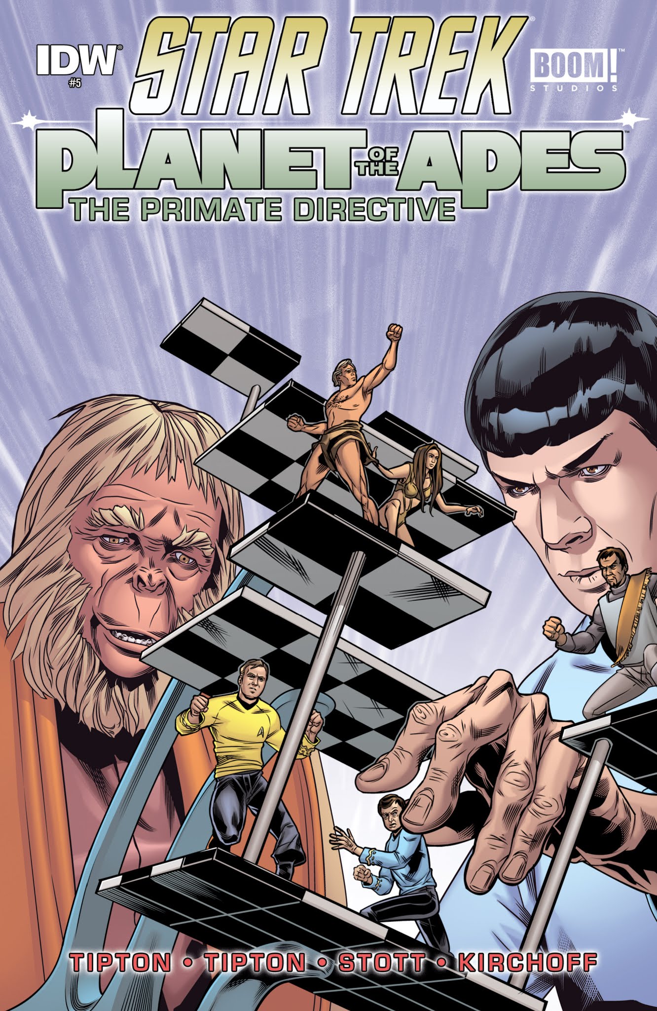 Read online Star Trek/Planet of the Apes: The Primate Directive comic -  Issue #5 - 1