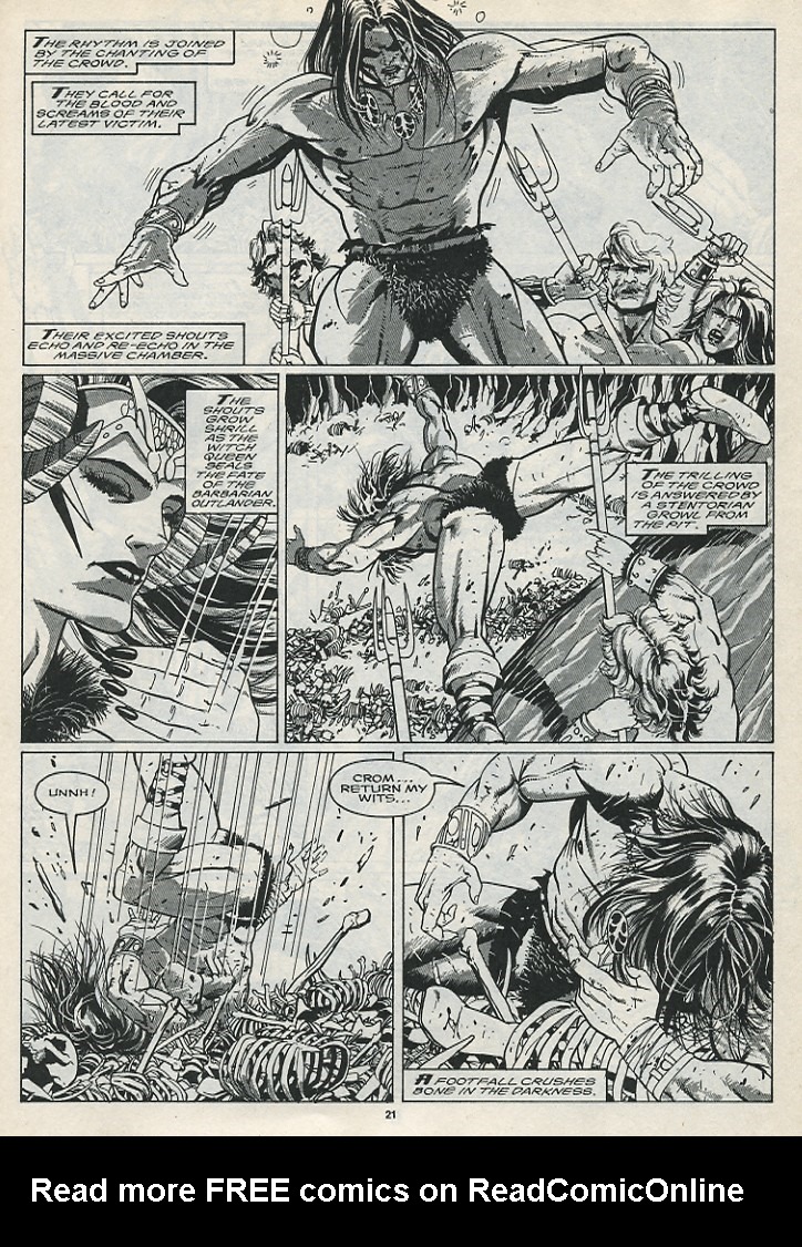 Read online The Savage Sword Of Conan comic -  Issue #176 - 23