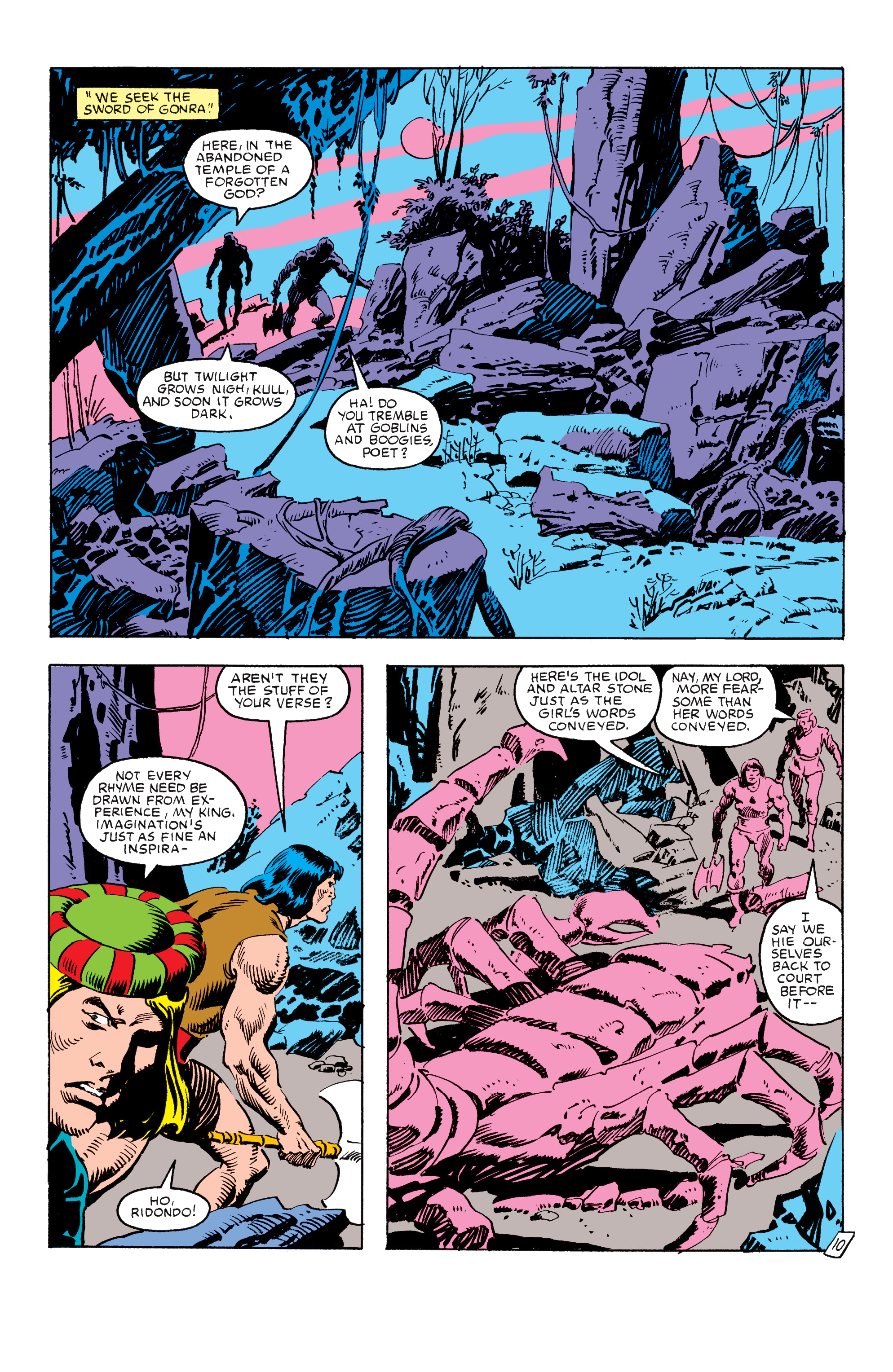 Read online Kull The Conqueror (1983) comic -  Issue #9 - 11