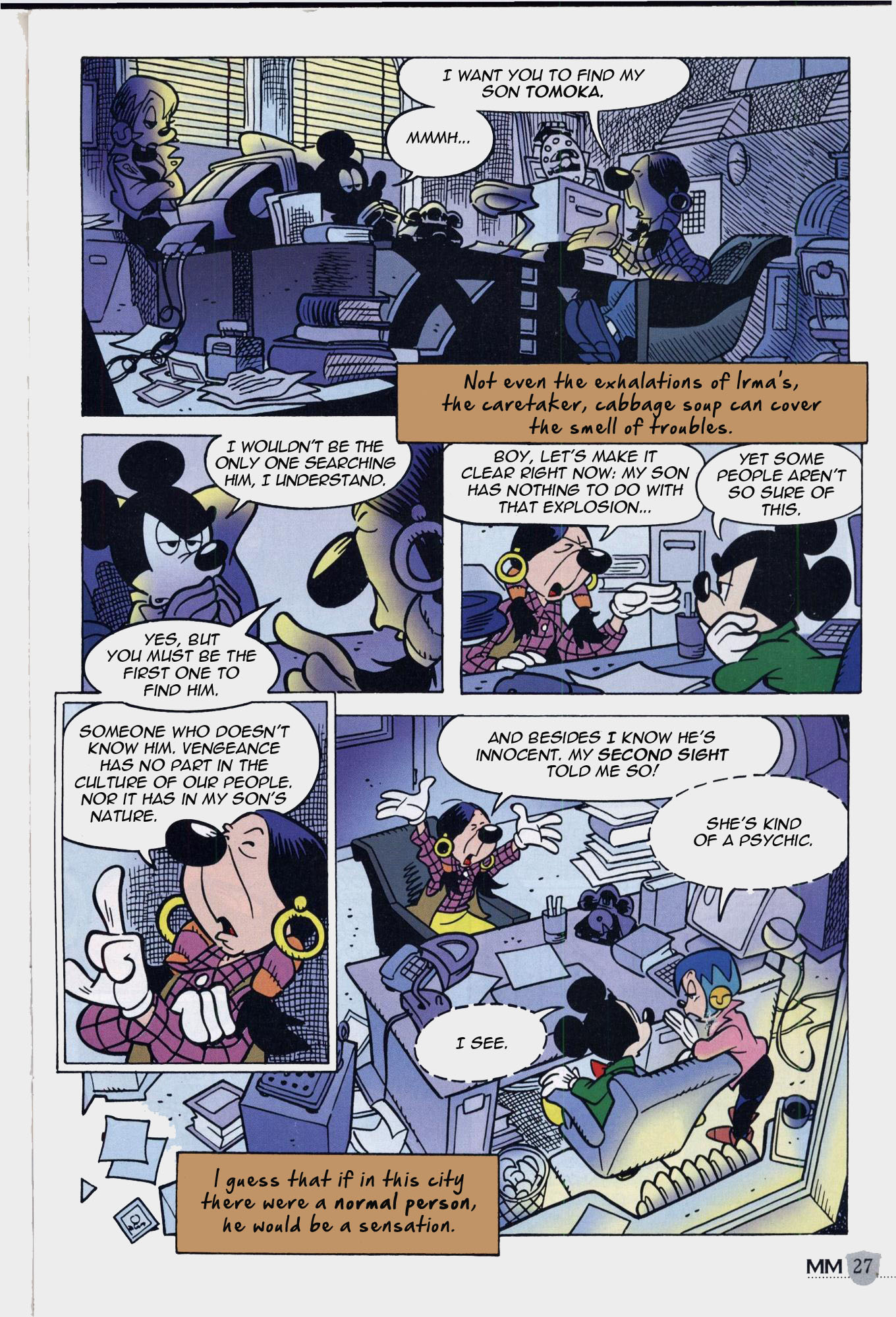 Read online Mickey Mouse Mystery Magazine comic -  Issue #1 - 27
