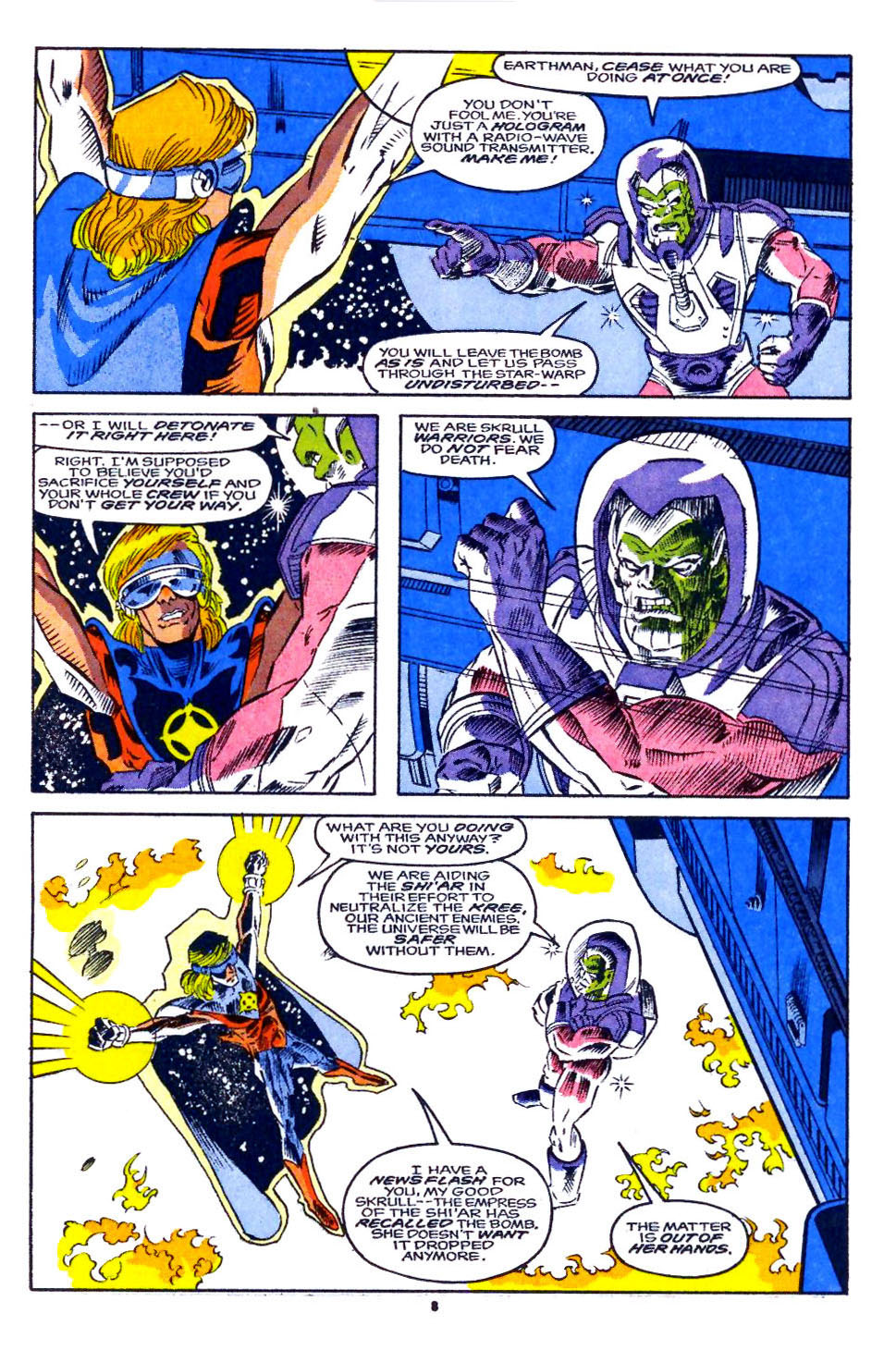 Read online Quasar comic -  Issue #34 - 6