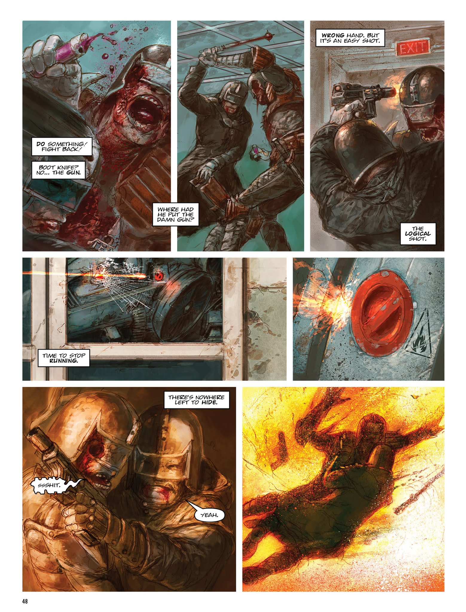 Read online The Dark Judges: The Fall of Deadworld comic -  Issue # TPB - 49
