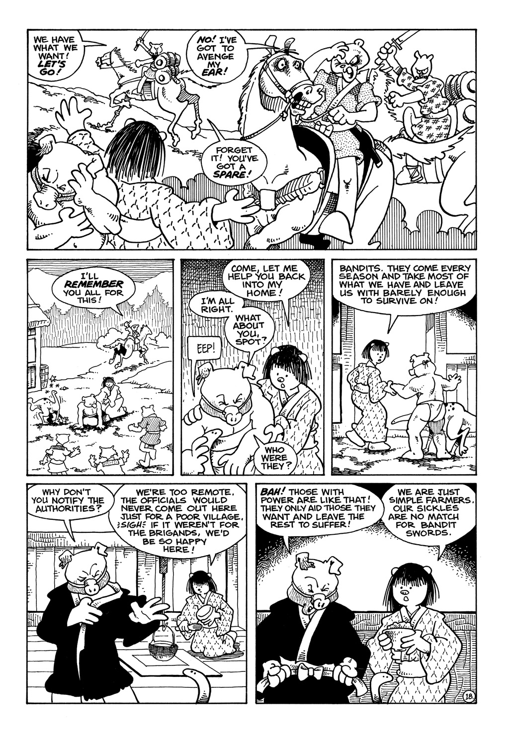 Read online Usagi Yojimbo (1987) comic -  Issue #18 - 20