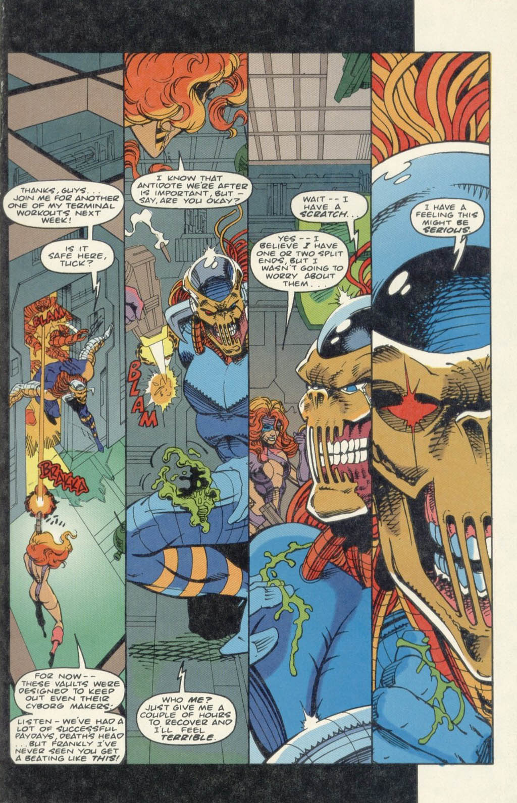 Read online Death's Head II & The Origin of Die Cut comic -  Issue #1 - 4