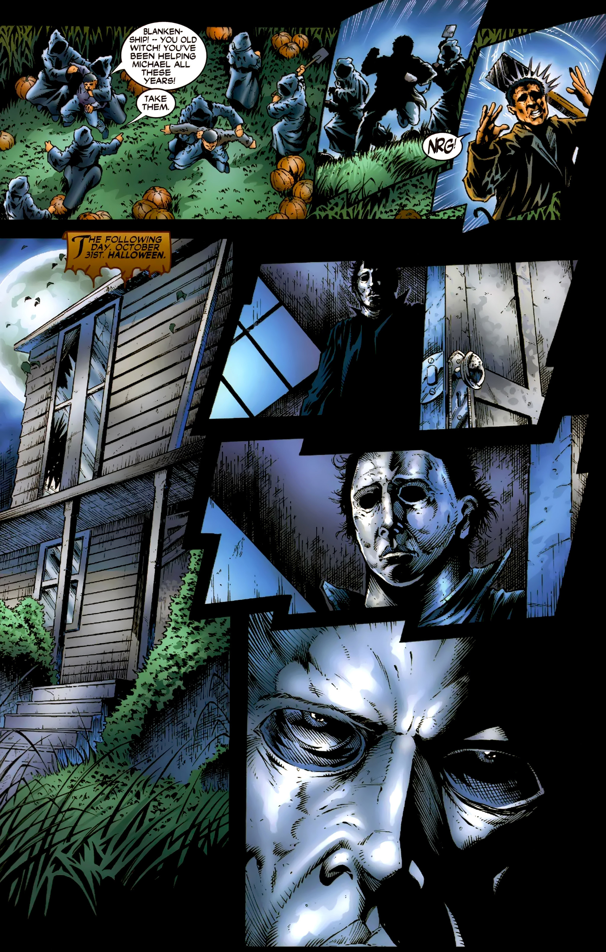 Read online Halloween II: The Blackest Eyes comic -  Issue # Full - 18