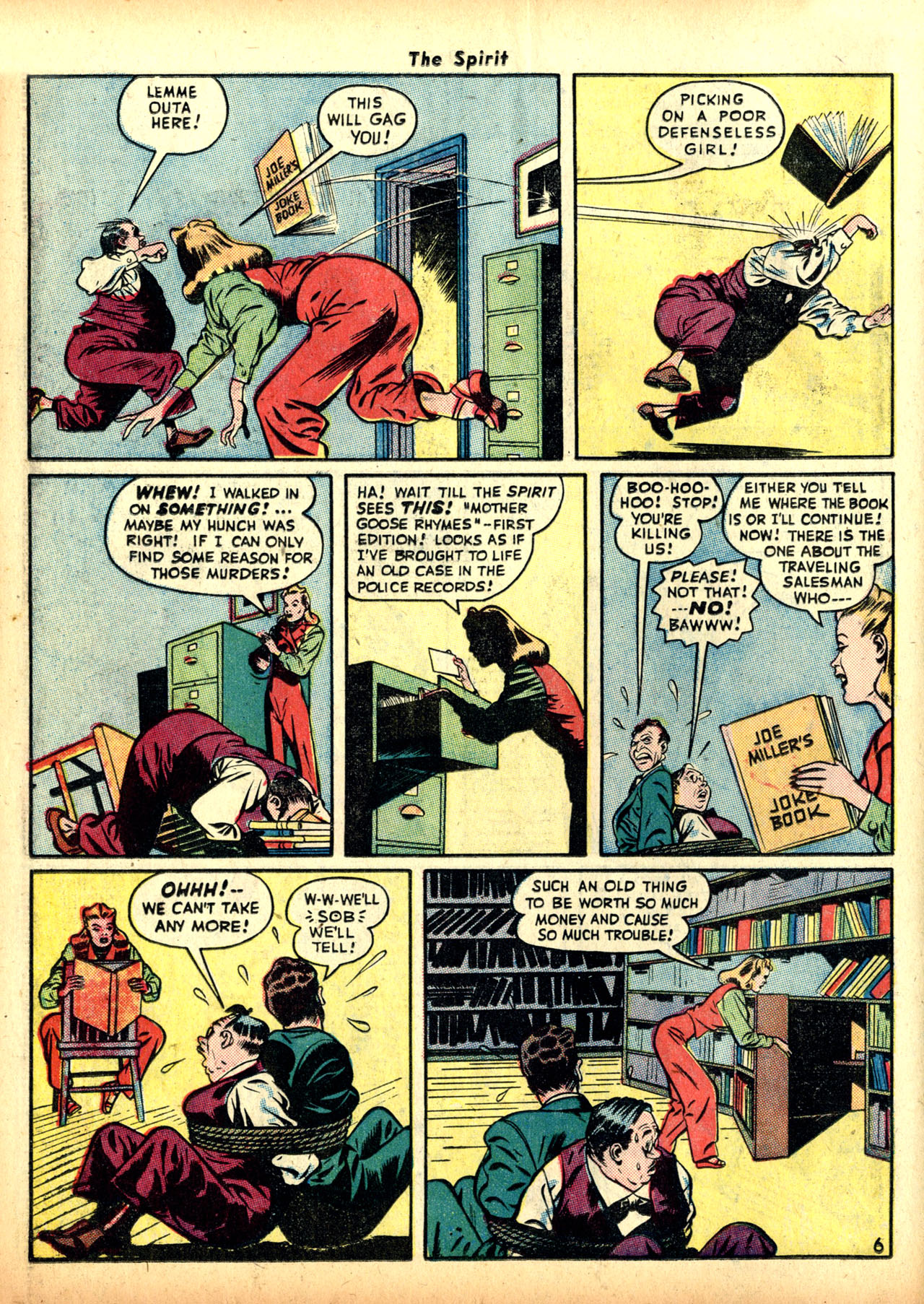 Read online The Spirit (1944) comic -  Issue #5 - 24