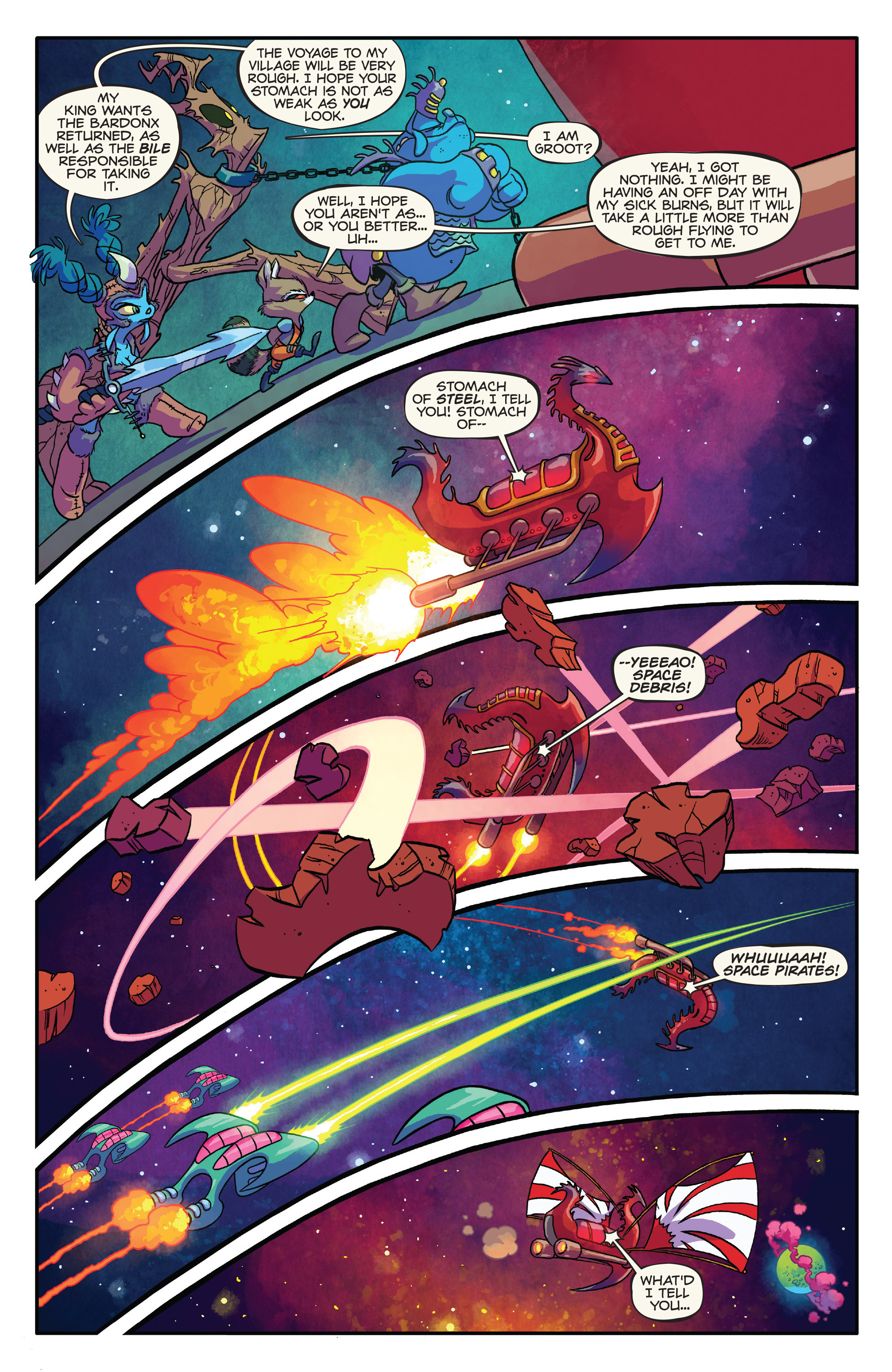 Read online Rocket Raccoon & Groot comic -  Issue #5 - 7