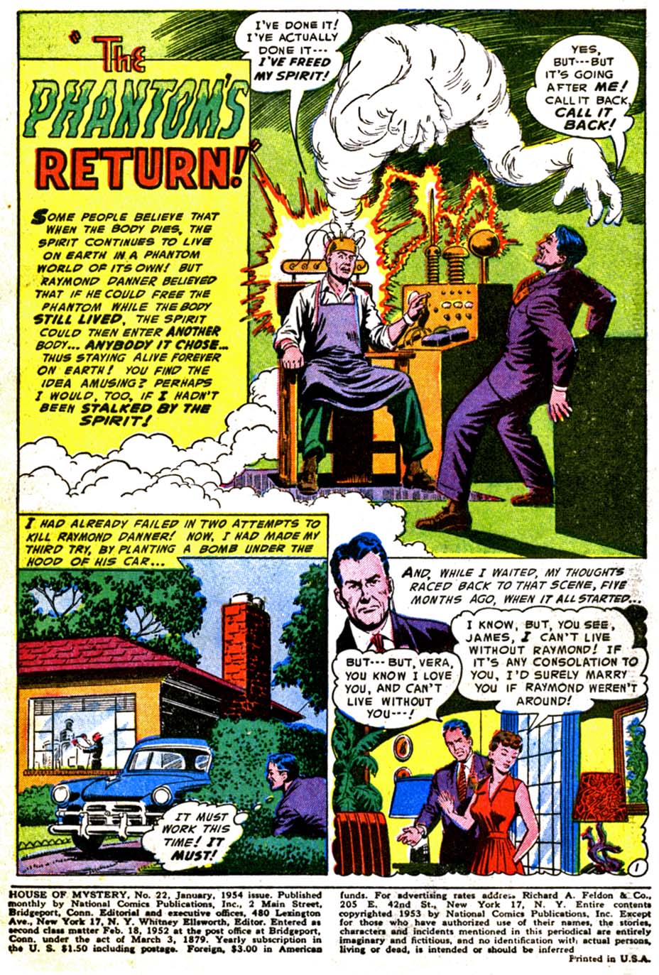 Read online House of Mystery (1951) comic -  Issue #22 - 3