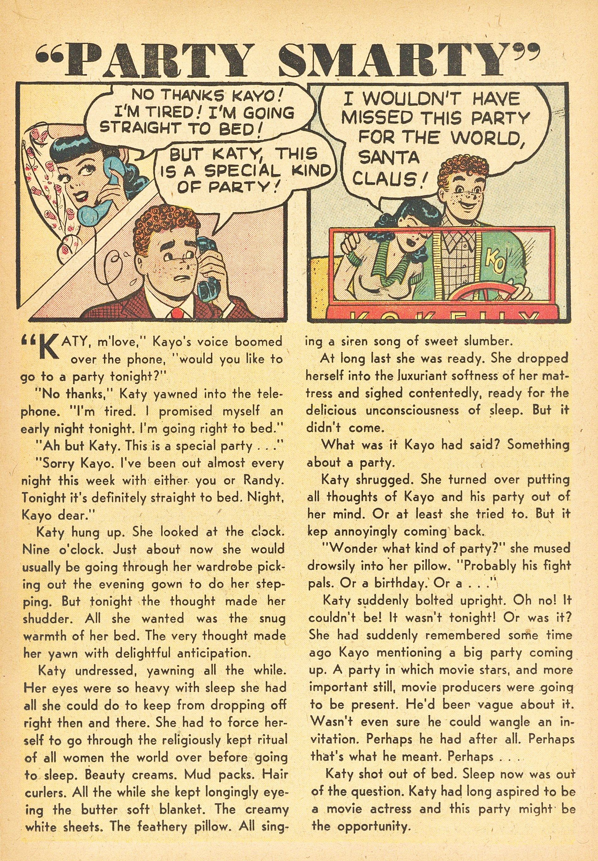 Read online Katy Keene (1949) comic -  Issue #20 - 19