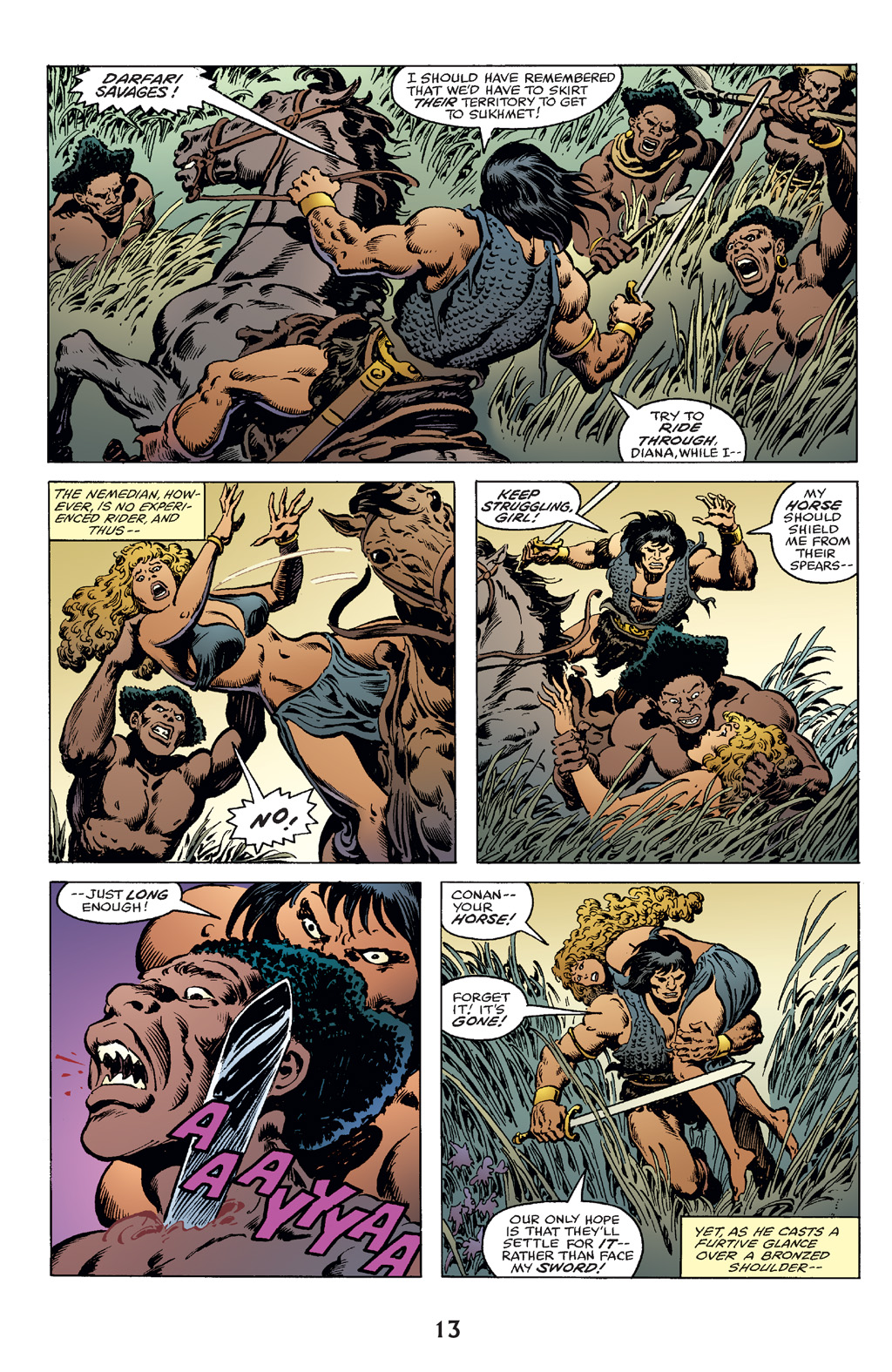 Read online The Chronicles of Conan comic -  Issue # TPB 14 (Part 1) - 13