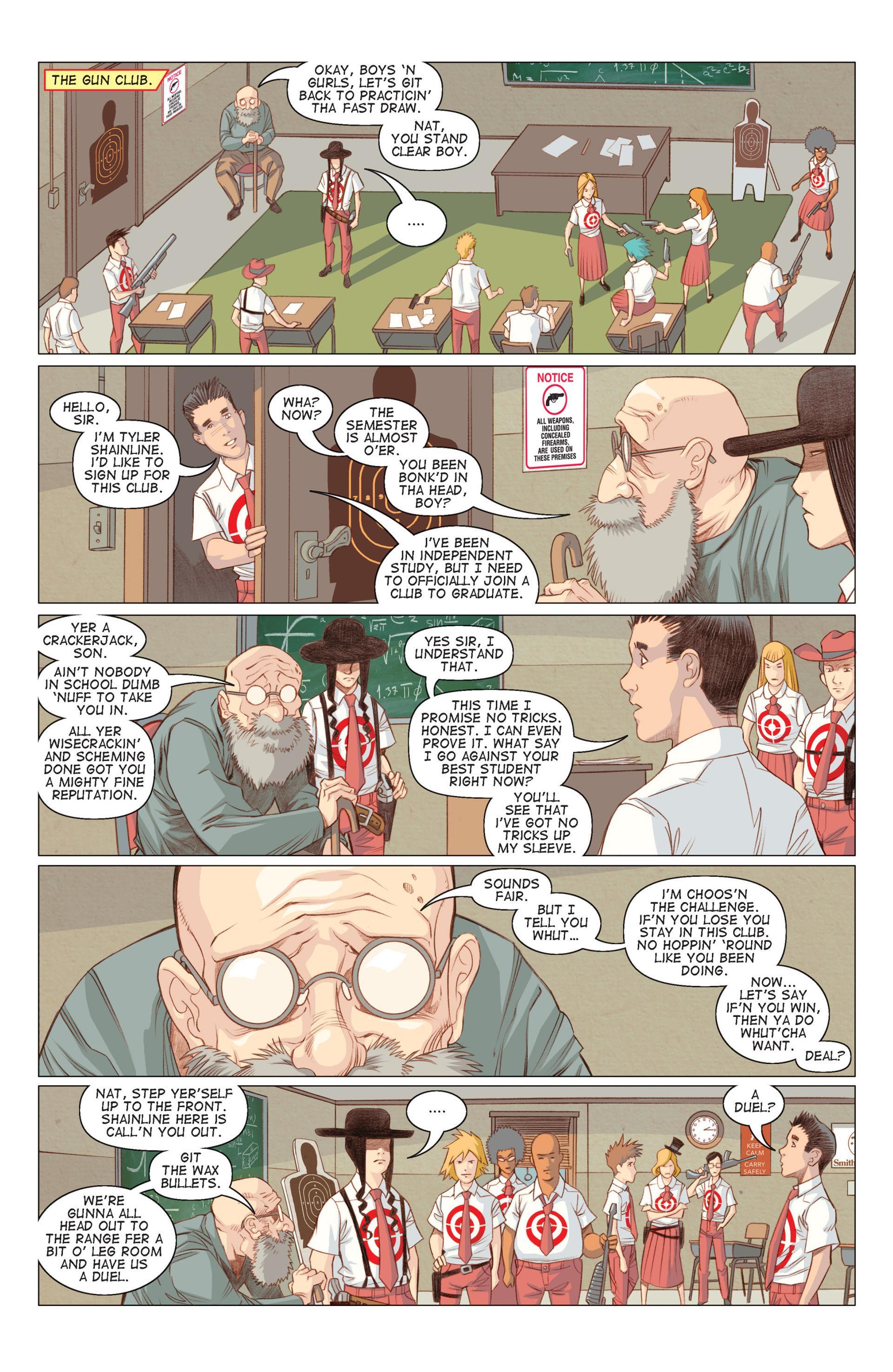 Read online Five Weapons comic -  Issue #4 - 21