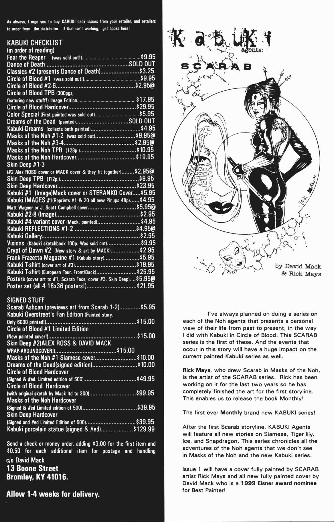 Read online Kabuki Agents: Scarab comic -  Issue #2 - 32