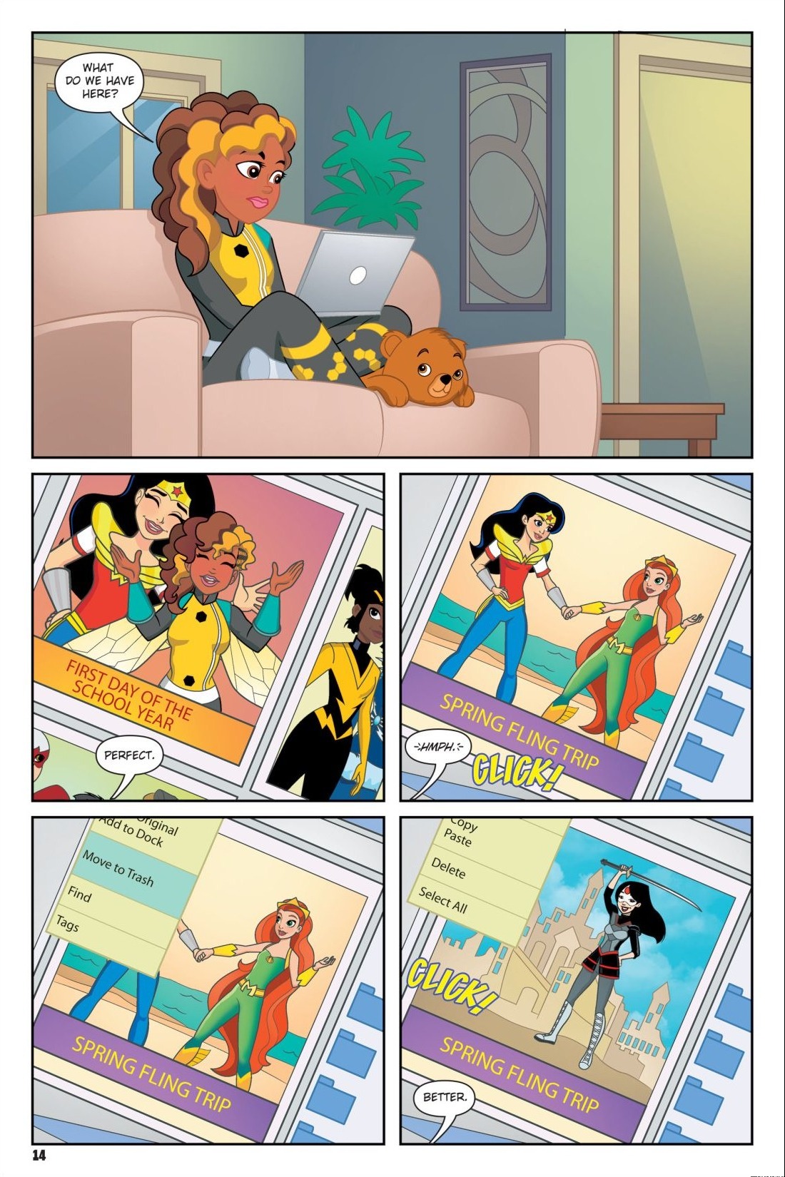 Read online DC Super Hero Girls: Search for Atlantis comic -  Issue # TPB - 14