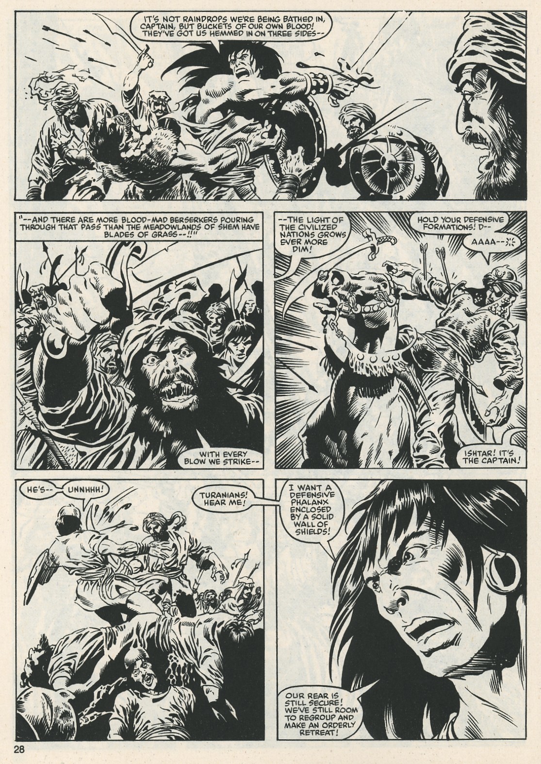 Read online The Savage Sword Of Conan comic -  Issue #112 - 29