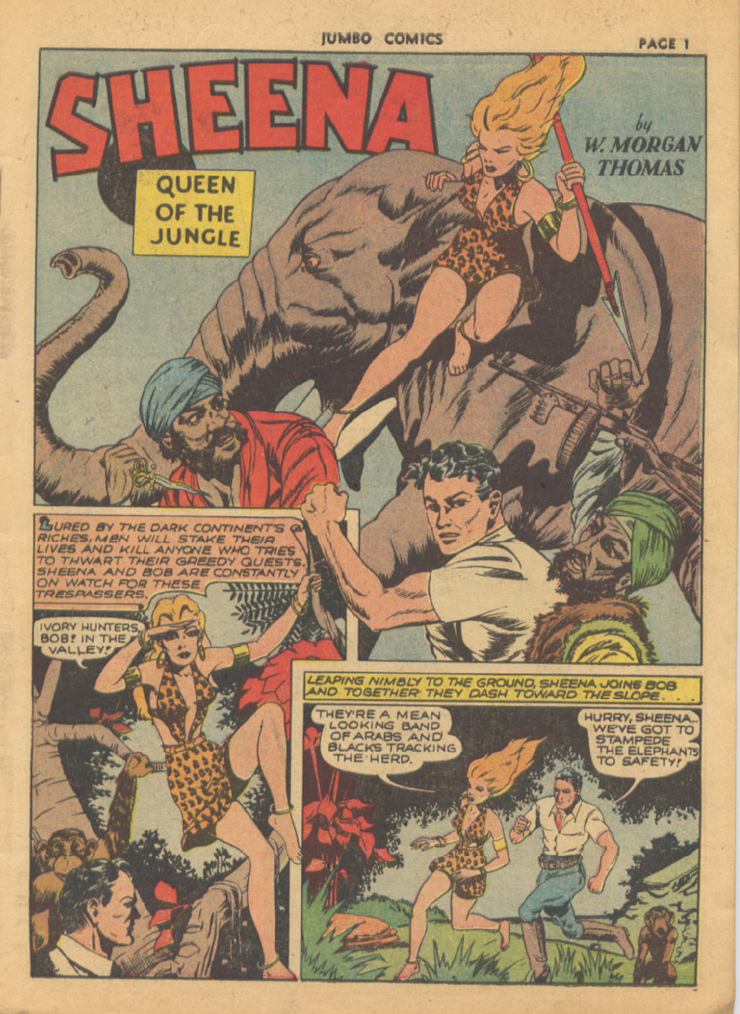 Read online Jumbo Comics comic -  Issue #33 - 3