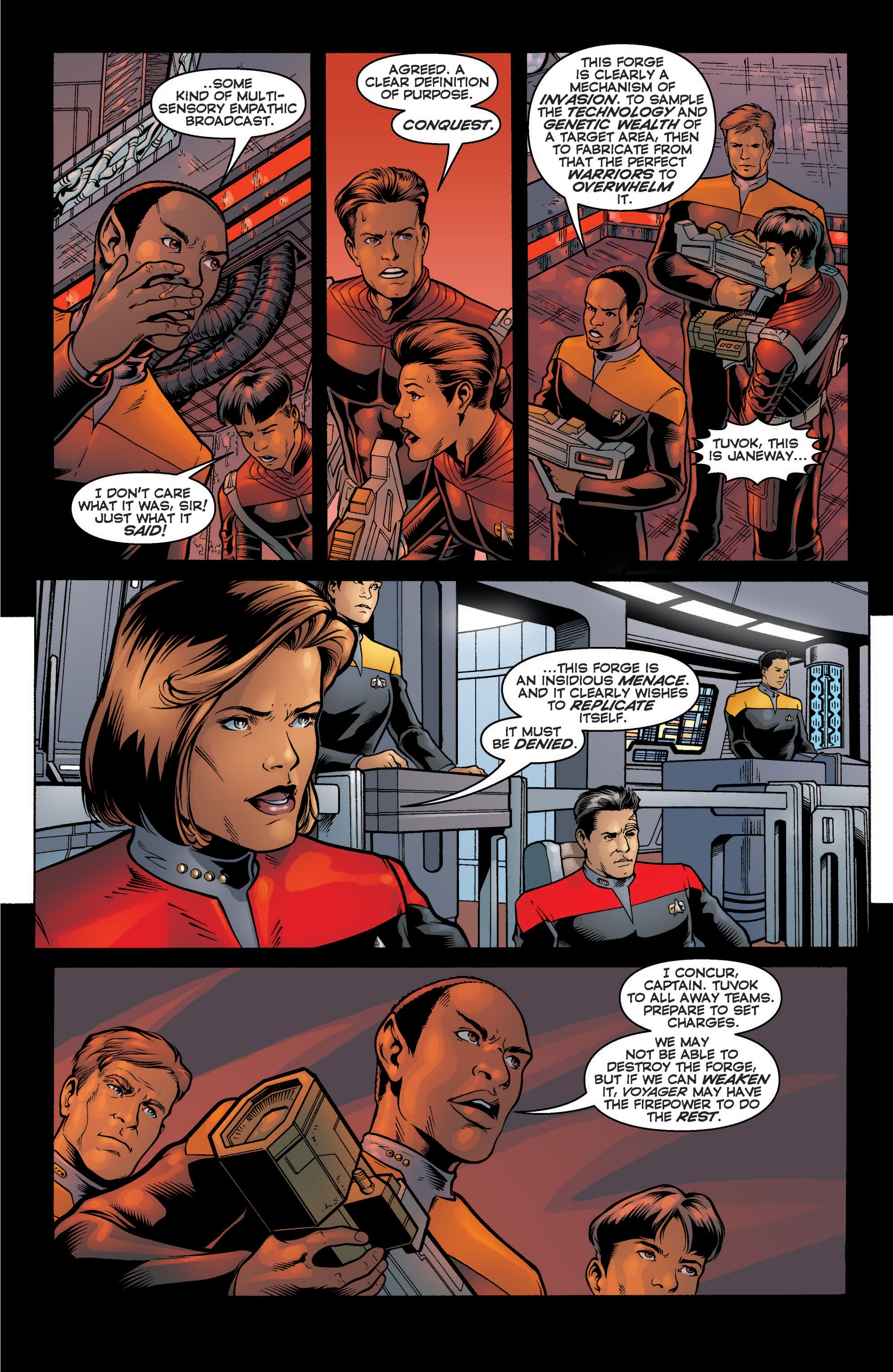 Read online Star Trek: Voyager--Encounters with the Unknown comic -  Issue # TPB - 128