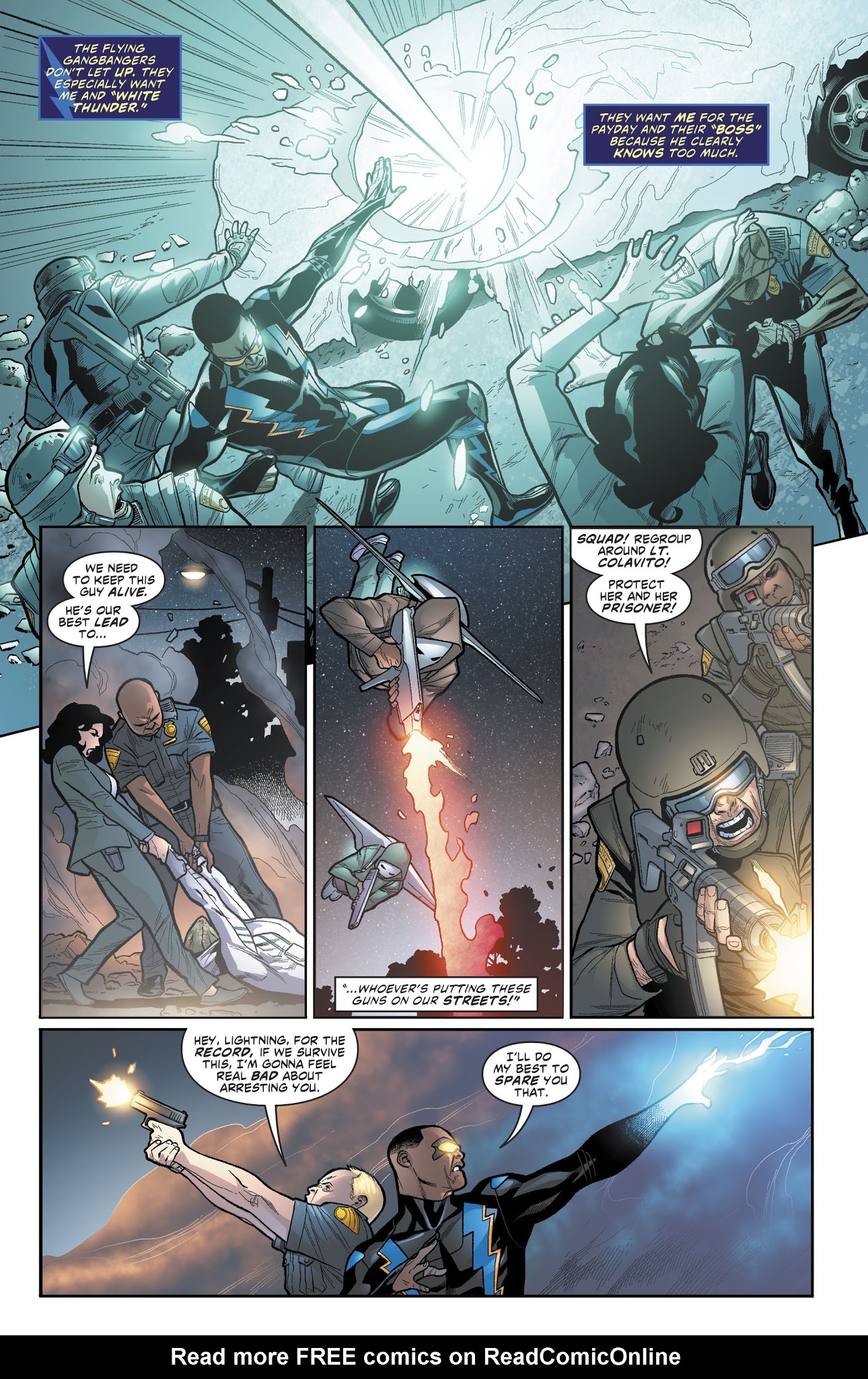 Read online Black Lightning: Cold Dead Hands comic -  Issue #4 - 14