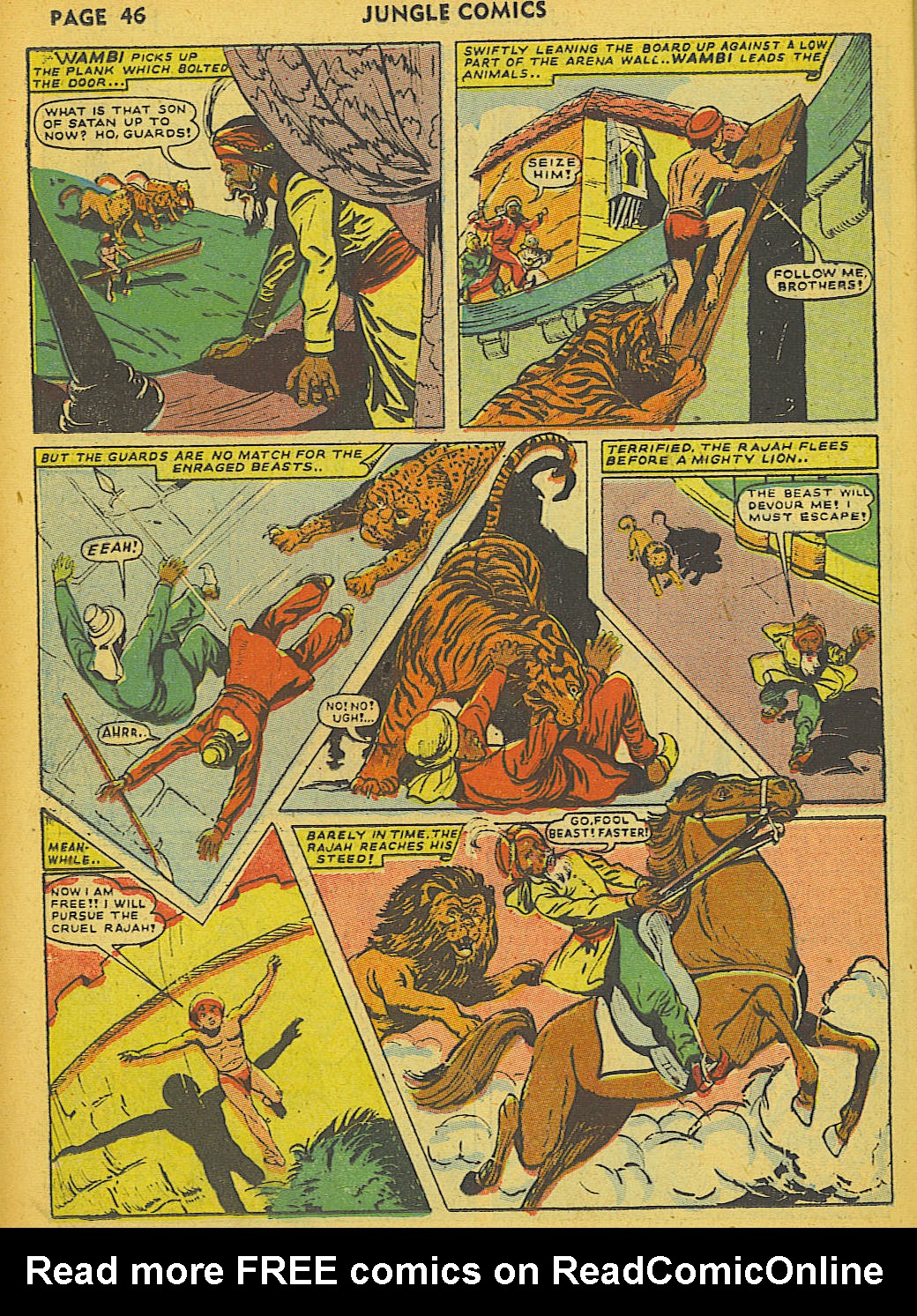 Read online Jungle Comics comic -  Issue #36 - 49