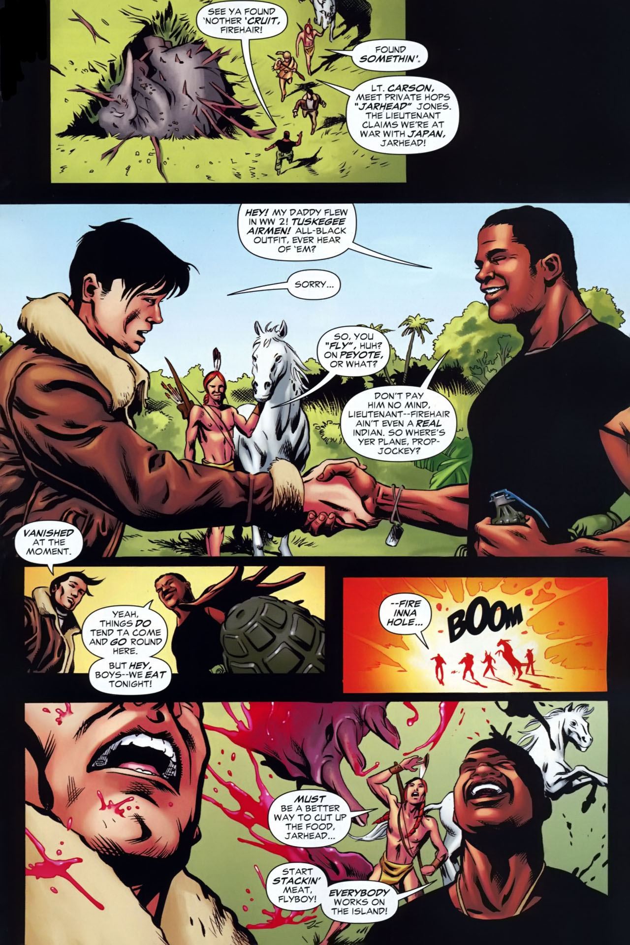 Read online The War That Time Forgot comic -  Issue #1 - 12