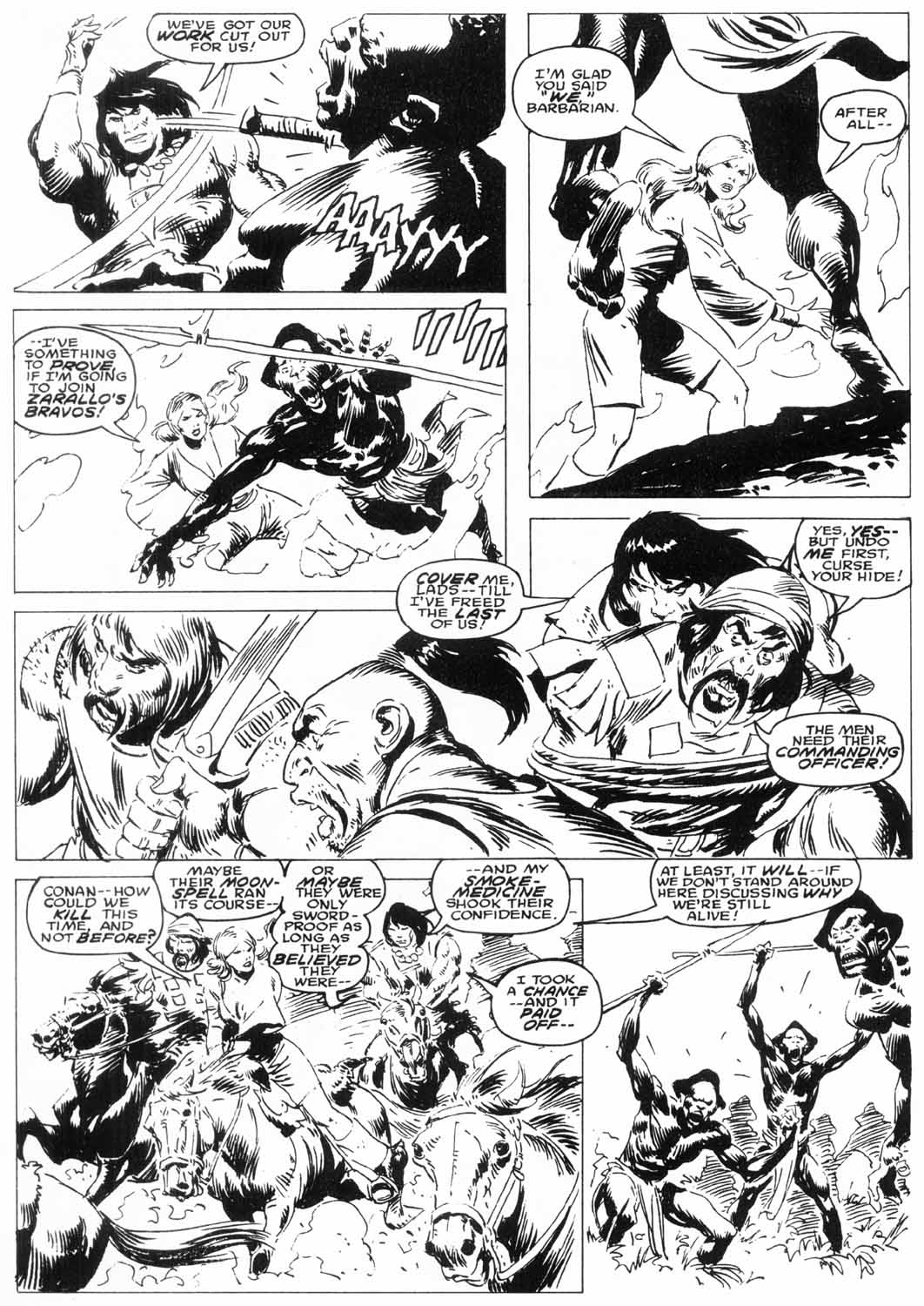 Read online The Savage Sword Of Conan comic -  Issue #225 - 26
