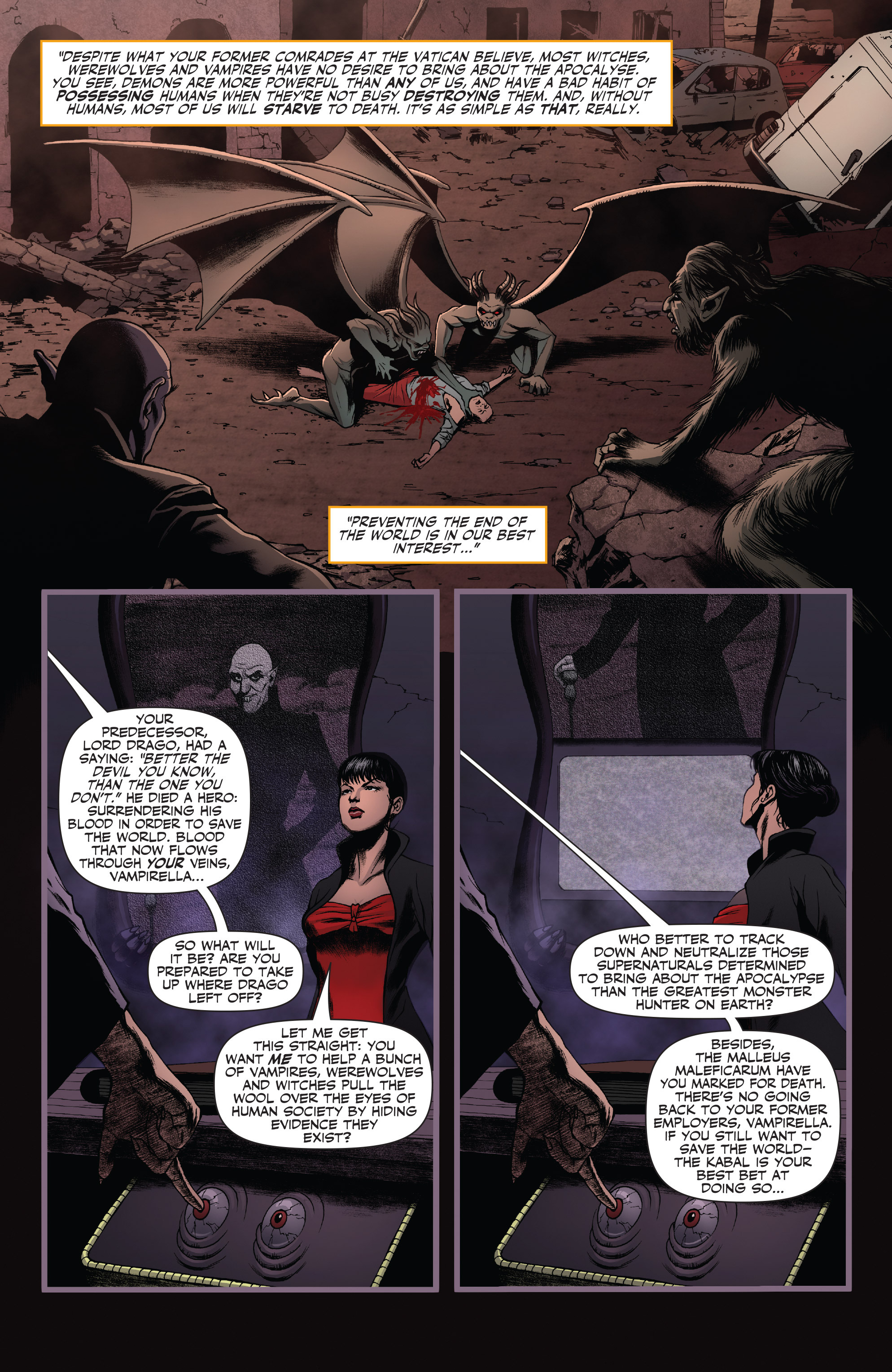 Read online Vampirella (2014) comic -  Issue #7 - 14