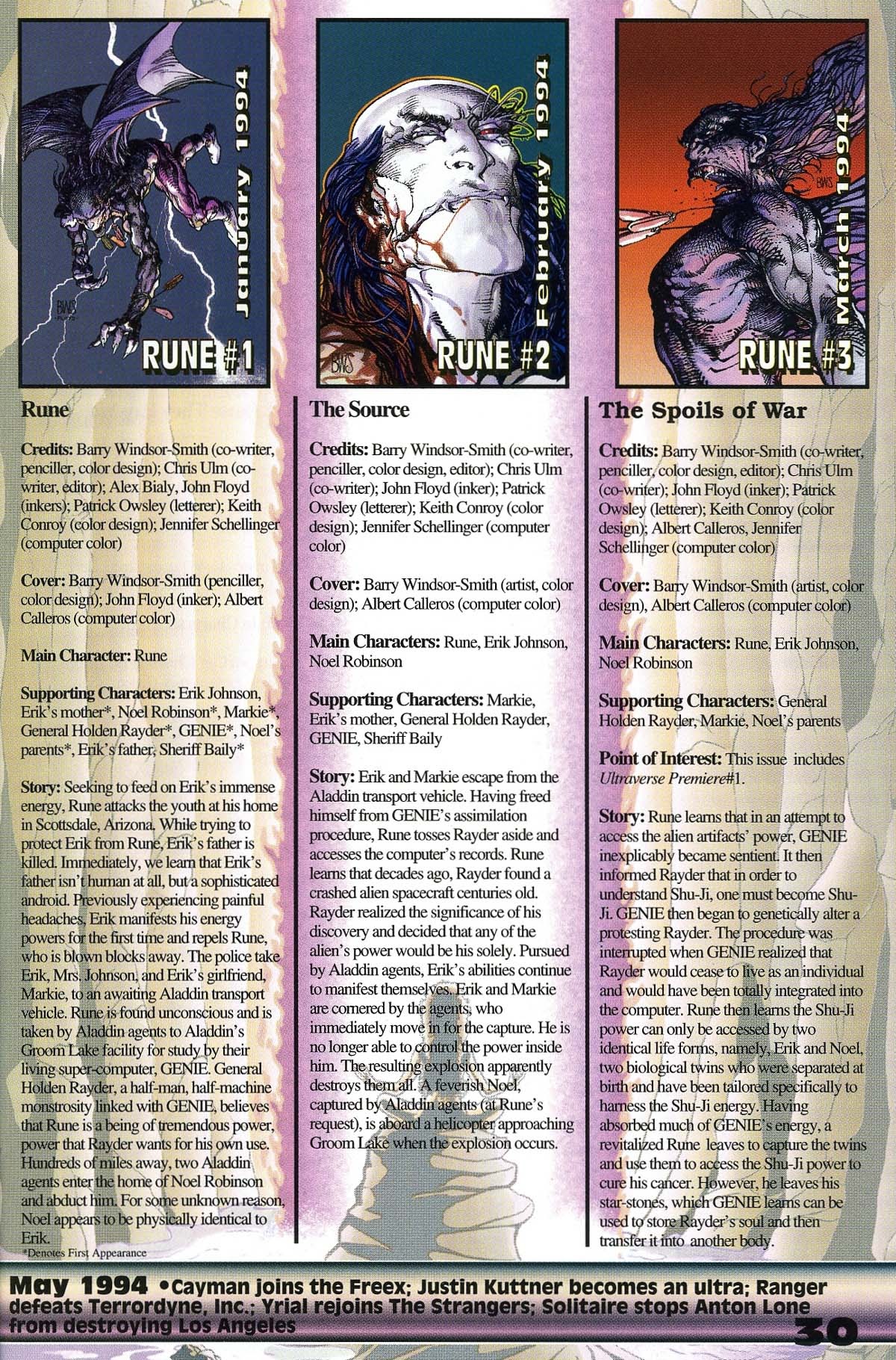 Read online Ultraverse Year One comic -  Issue # Full - 36