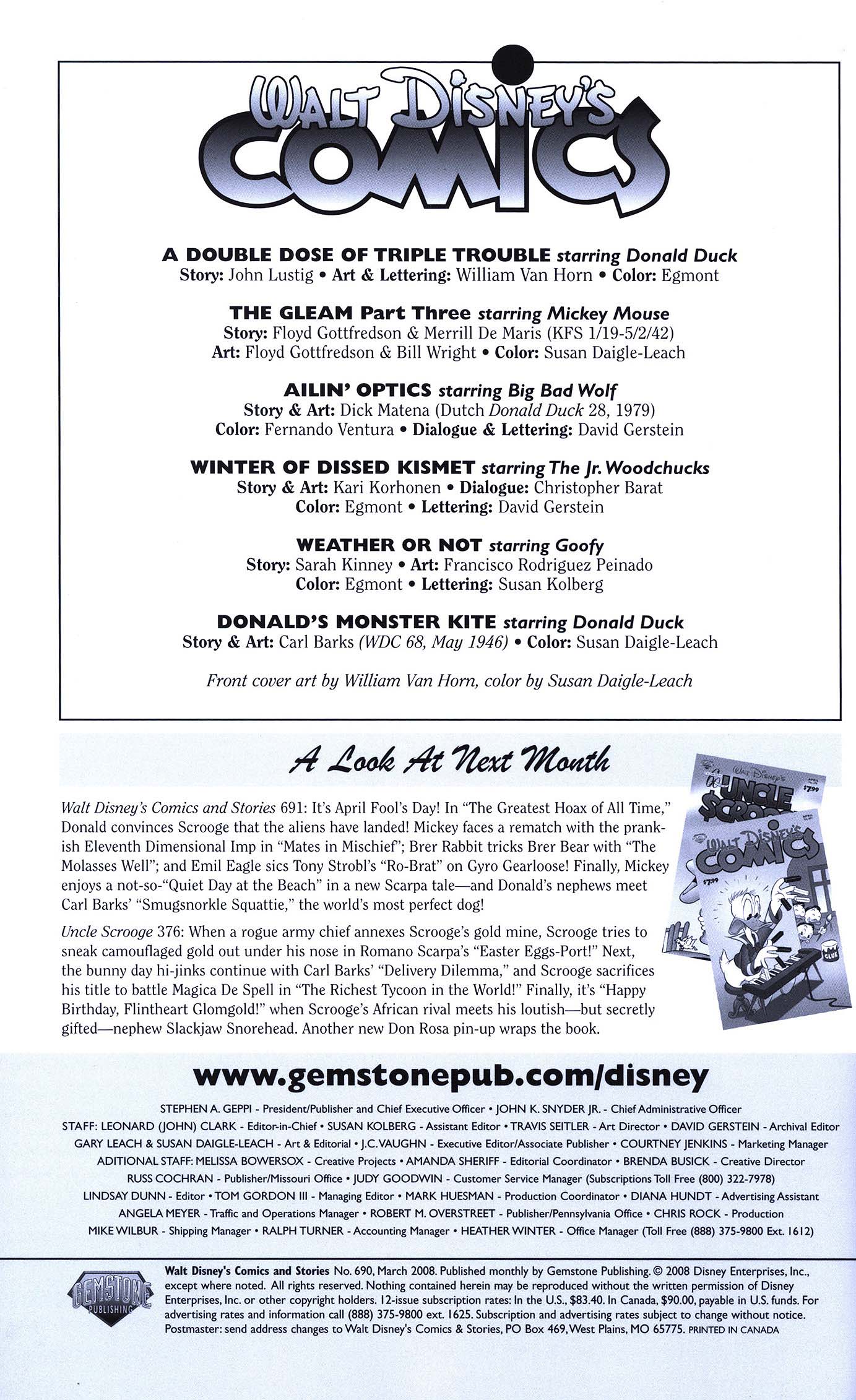 Read online Walt Disney's Comics and Stories comic -  Issue #690 - 2