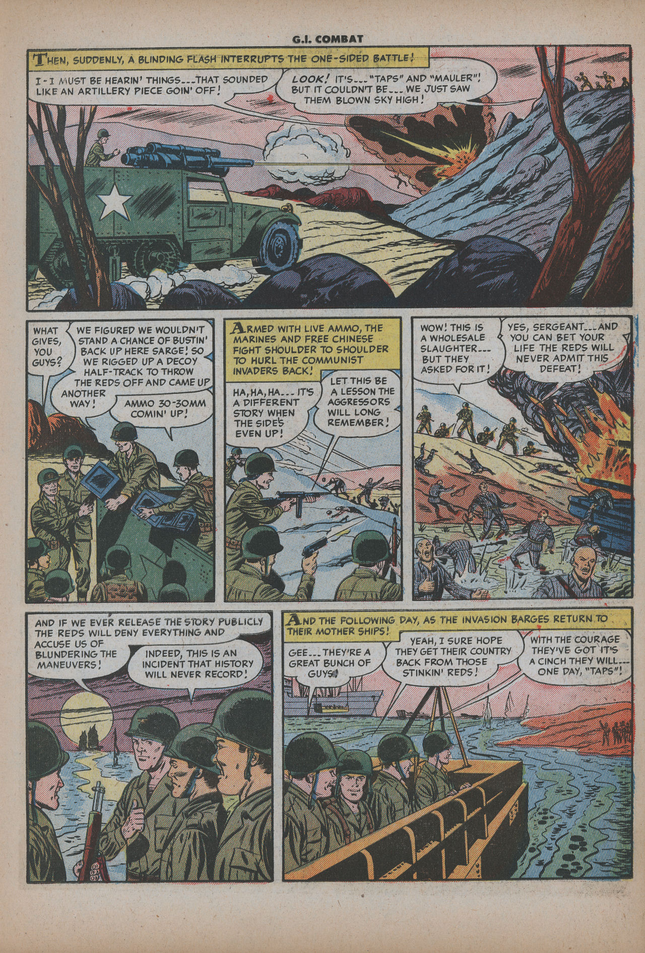 Read online G.I. Combat (1952) comic -  Issue #19 - 11