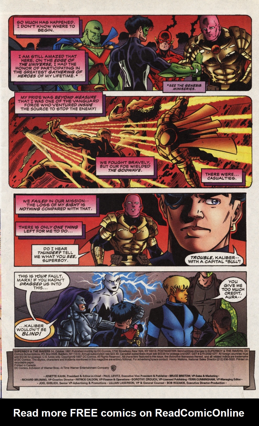 Read online Superboy & The Ravers comic -  Issue #14 - 2