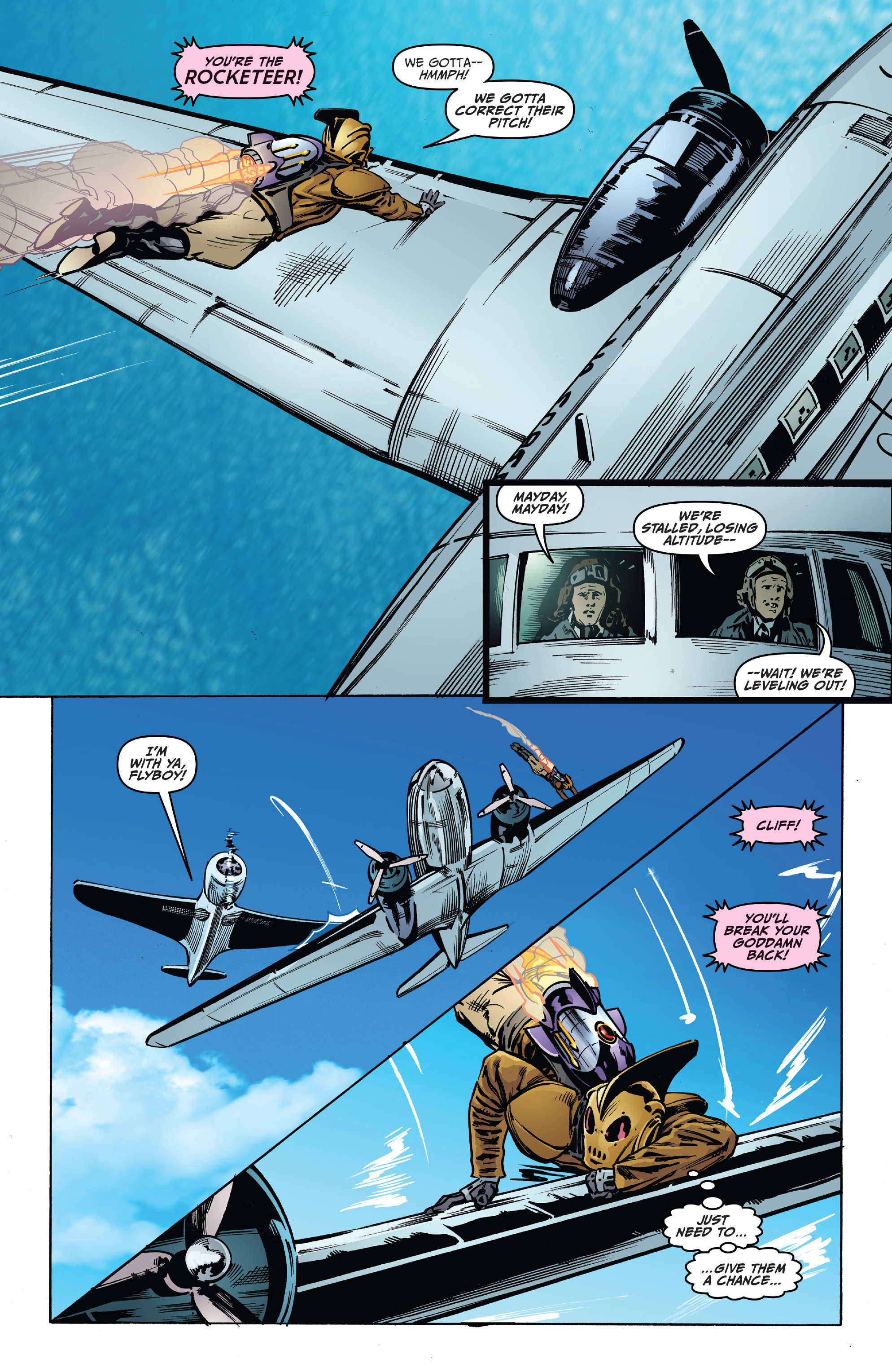 Read online The Rocketeer: The Great Race comic -  Issue #4 - 5