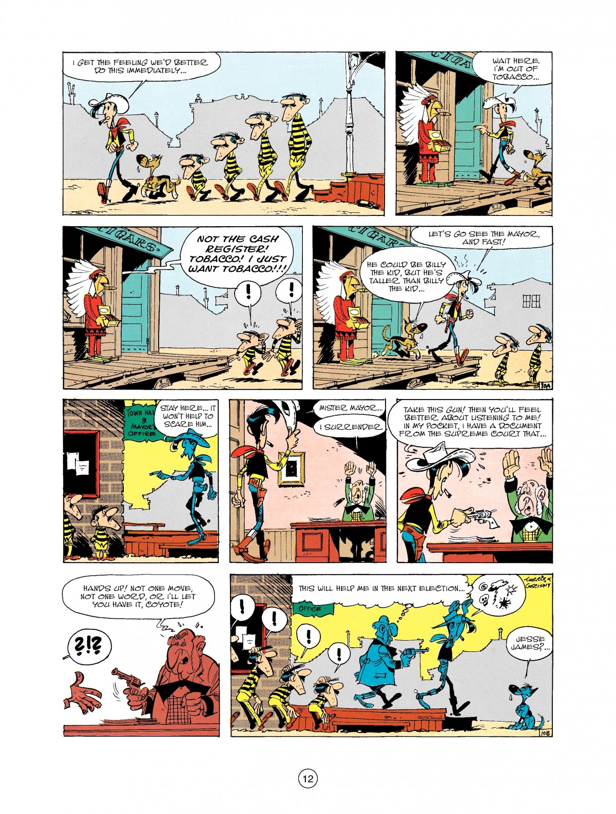 Read online A Lucky Luke Adventure comic -  Issue #36 - 12