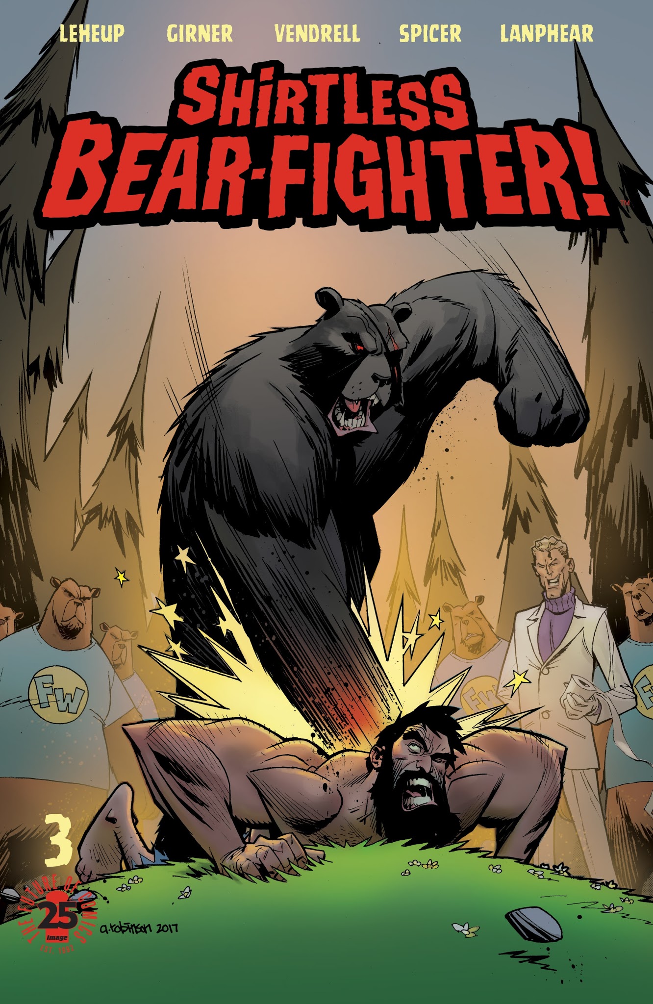 Read online Shirtless Bear-Fighter! comic -  Issue #3 - 1