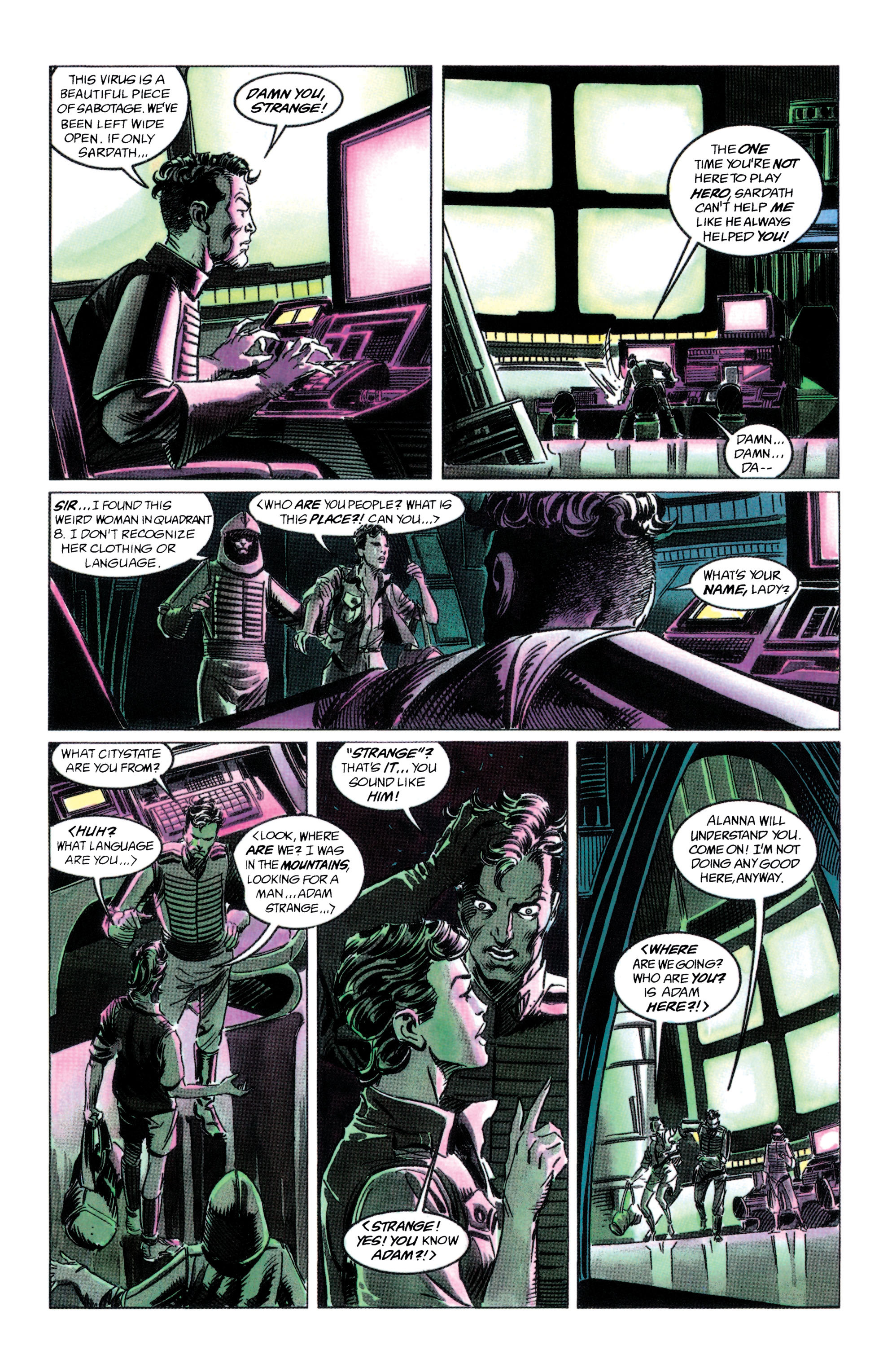 Read online Adam Strange (1990) comic -  Issue #3 - 8