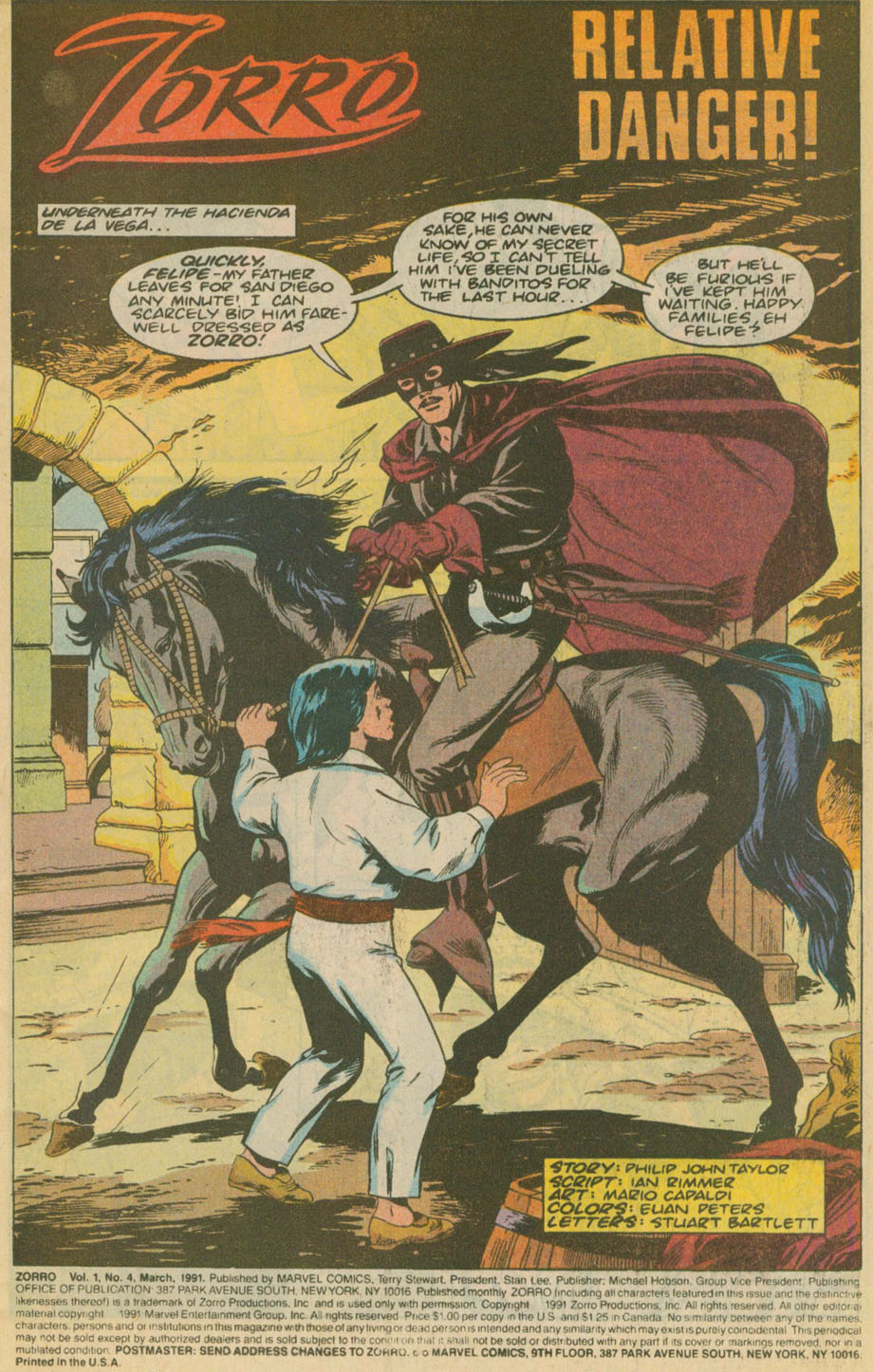 Read online Zorro (1990) comic -  Issue #4 - 2