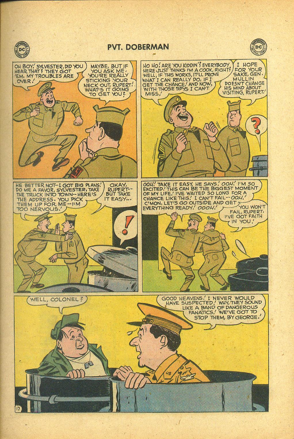 Read online Sgt. Bilko's Pvt. Doberman comic -  Issue #1 - 21