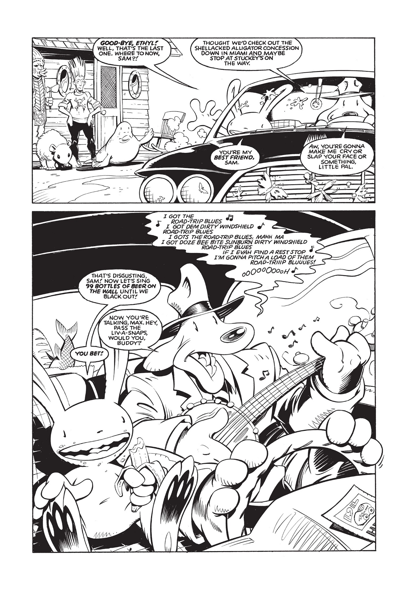 Read online Sam & Max Surfin' The Highway comic -  Issue # TPB - 76