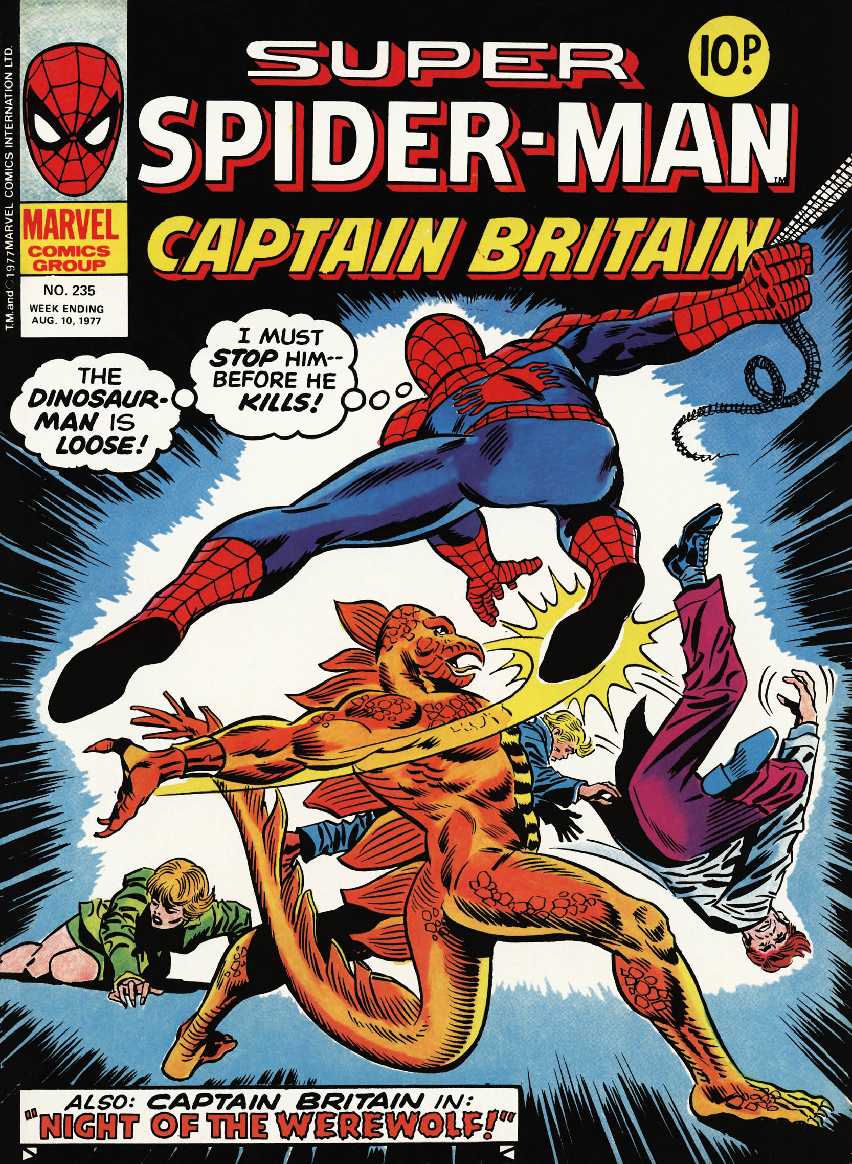 Read online Super Spider-Man and Captain Britain comic -  Issue #235 - 1