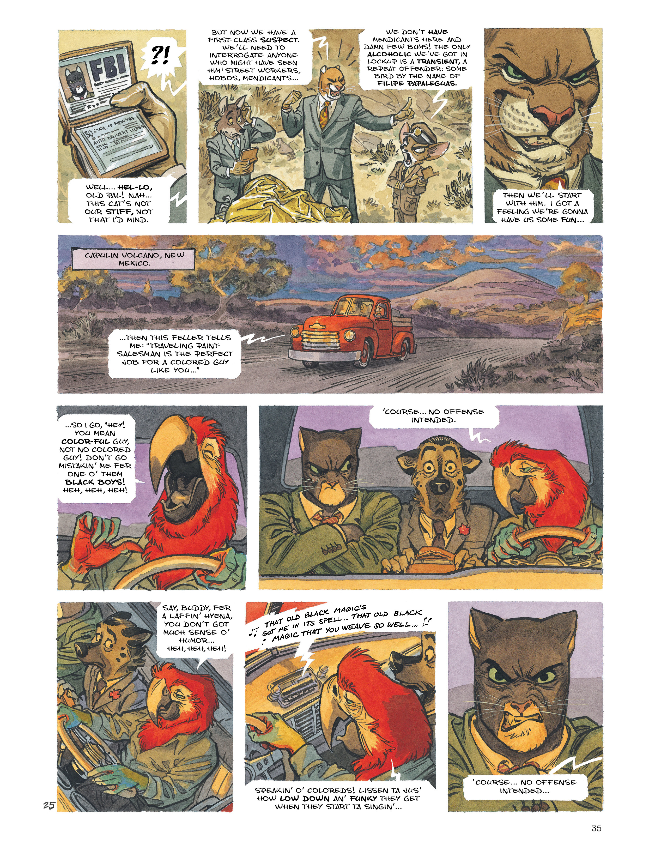 Read online Blacksad: Amarillo comic -  Issue # Full - 34