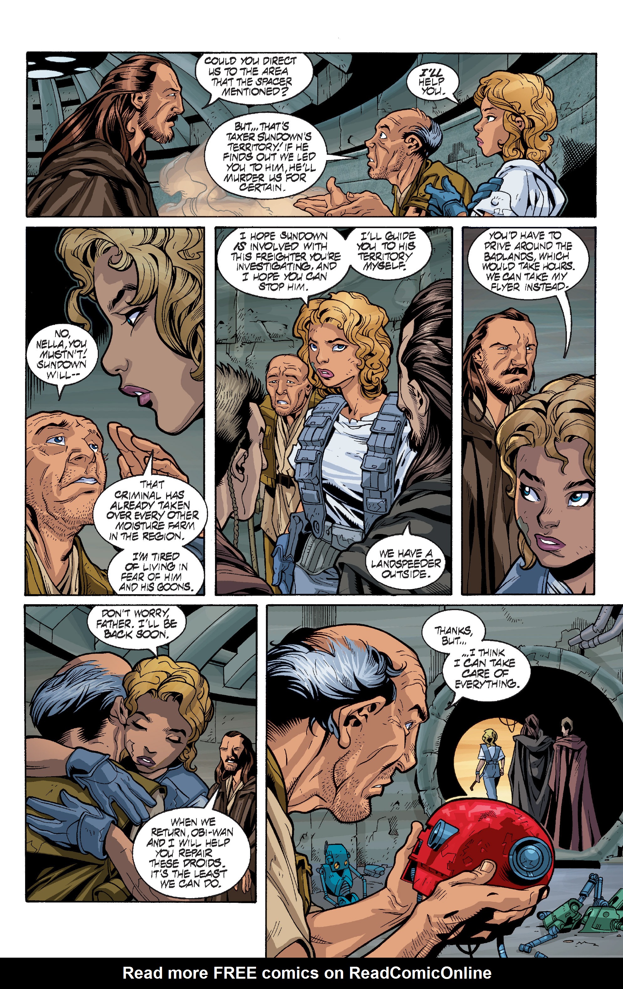 Read online Star Wars: Qui-Gon & Obi-Wan - Last Stand on Ord Mantell comic -  Issue #2 - 7